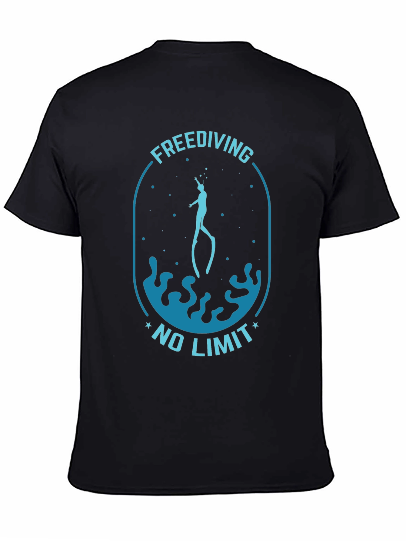 Freediving No Limit Black T-Shirt