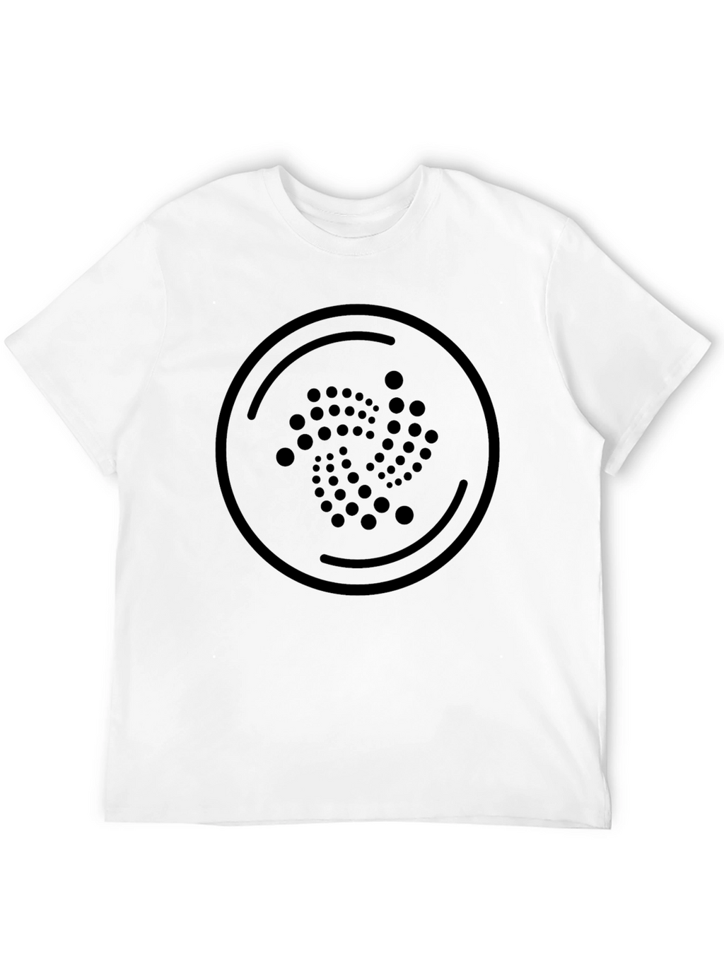 IOTA Crypto Black T-Shirt - Stylish Cryptocurrency Apparel