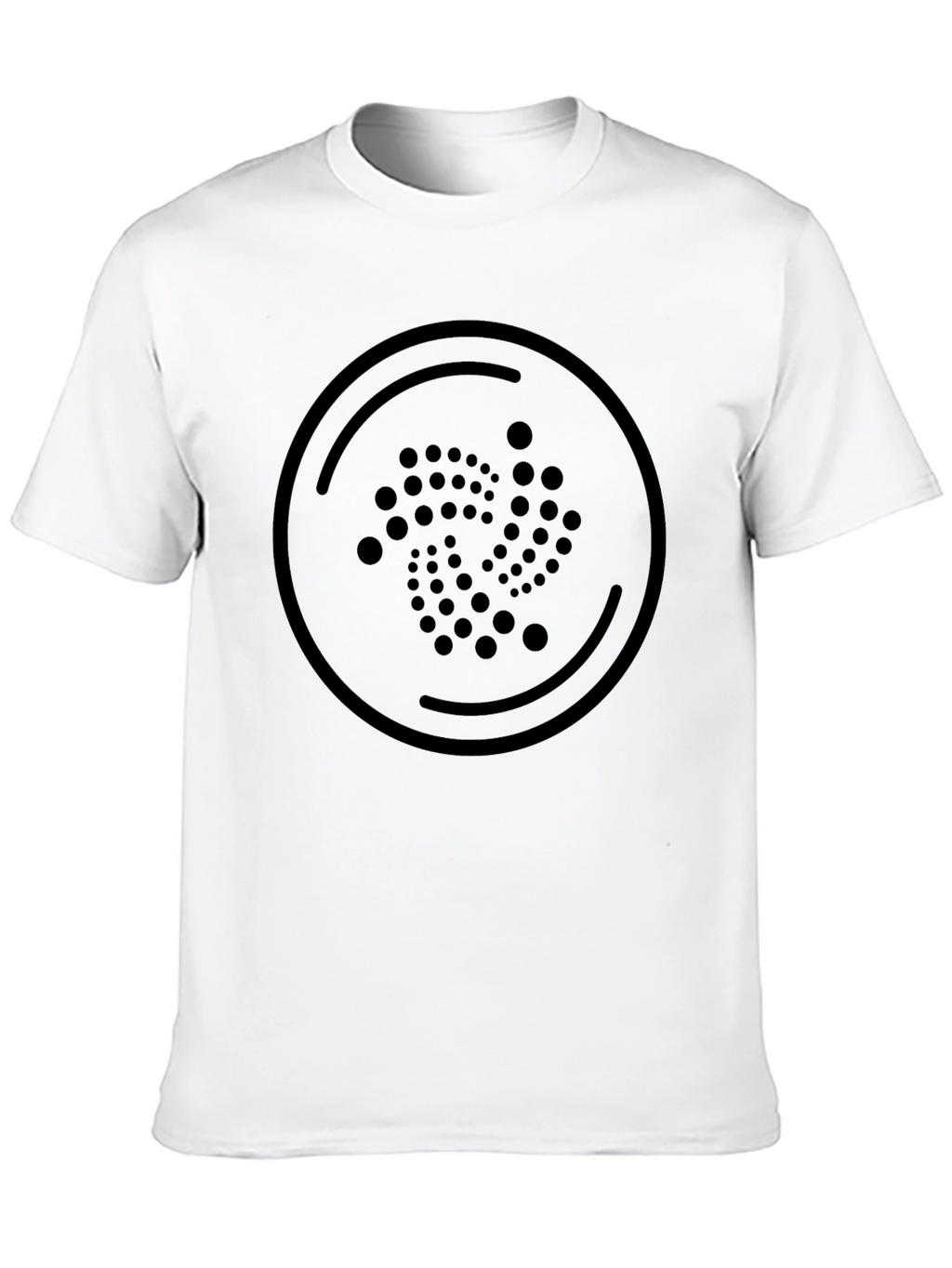 IOTA Crypto Black T-Shirt - Stylish Cryptocurrency Apparel