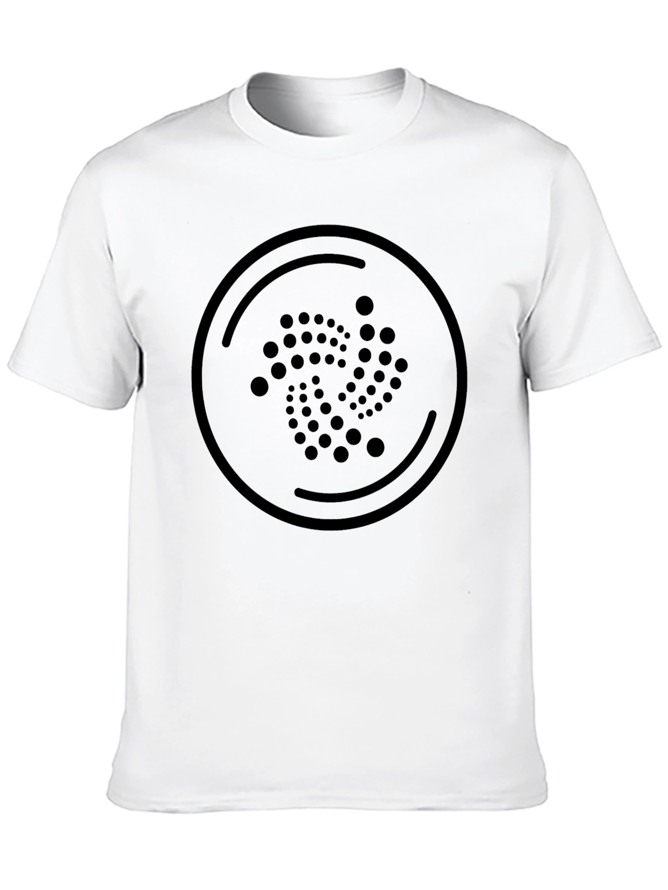 IOTA Crypto Black T-Shirt - Stylish Cryptocurrency Apparel