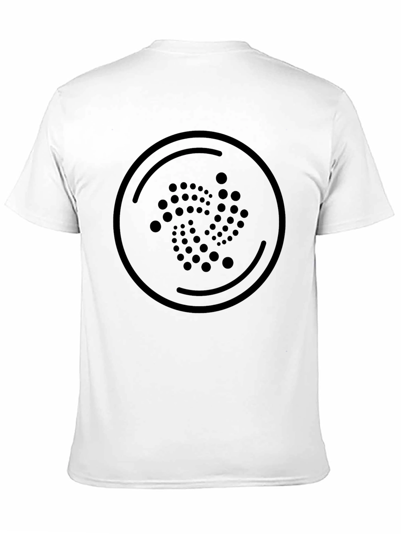 IOTA Crypto Black T-Shirt - Stylish Cryptocurrency Apparel