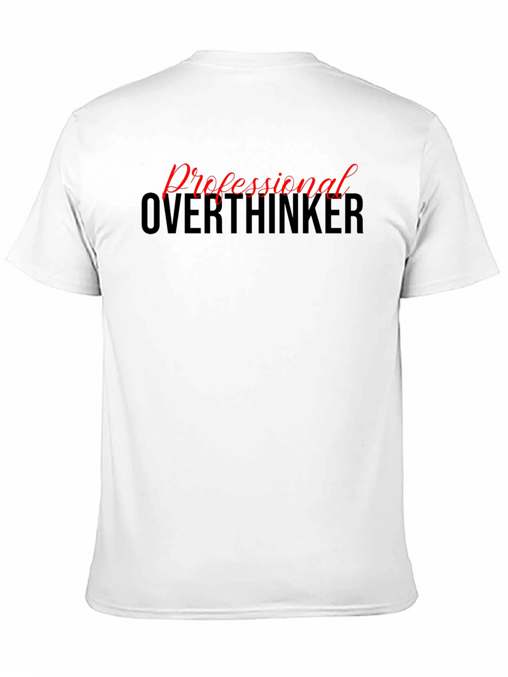 Professional Overthinker Graphic Tee - Black
