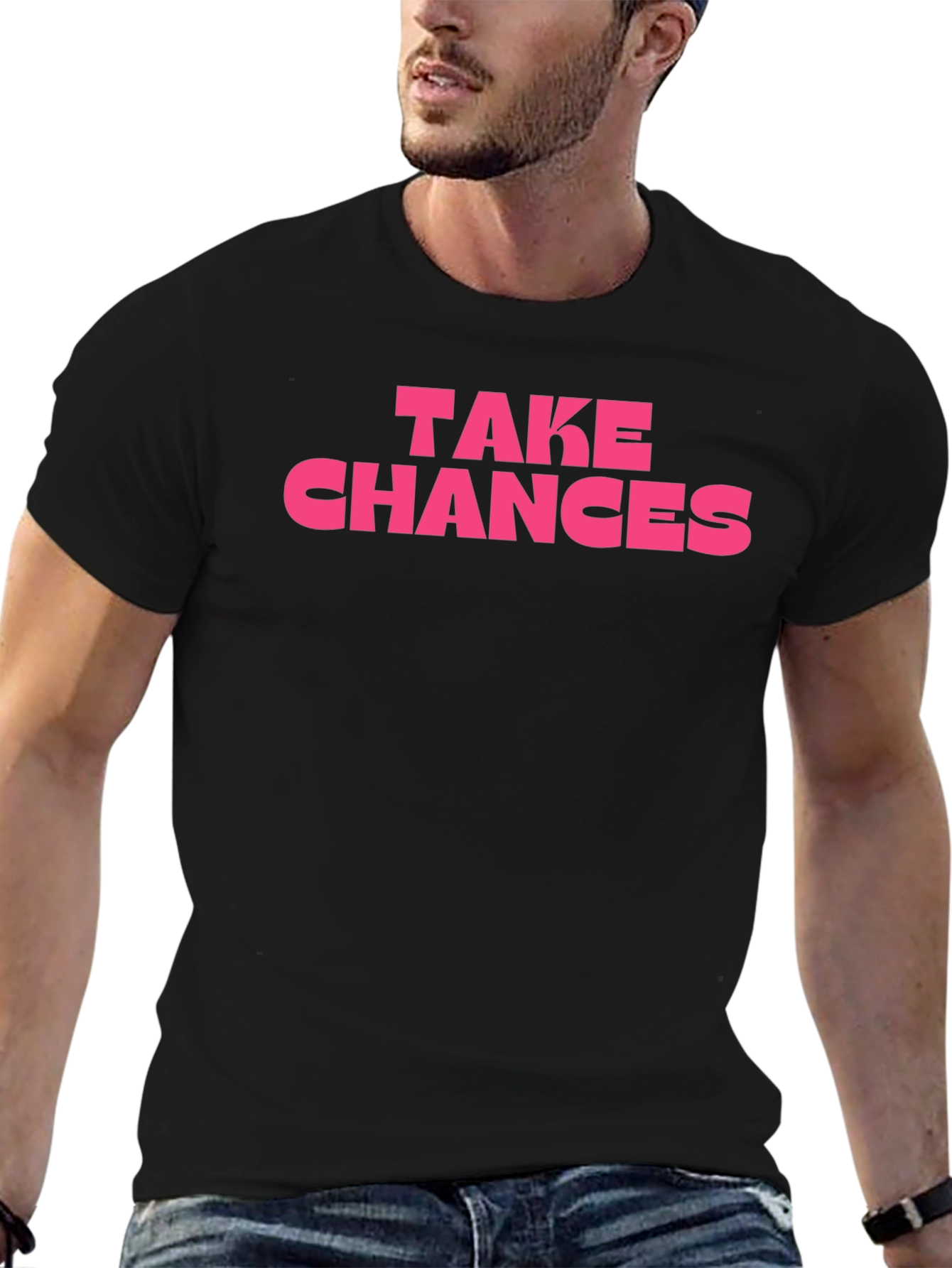 Take Chances Graphic Tee - Bold Statement Shirt