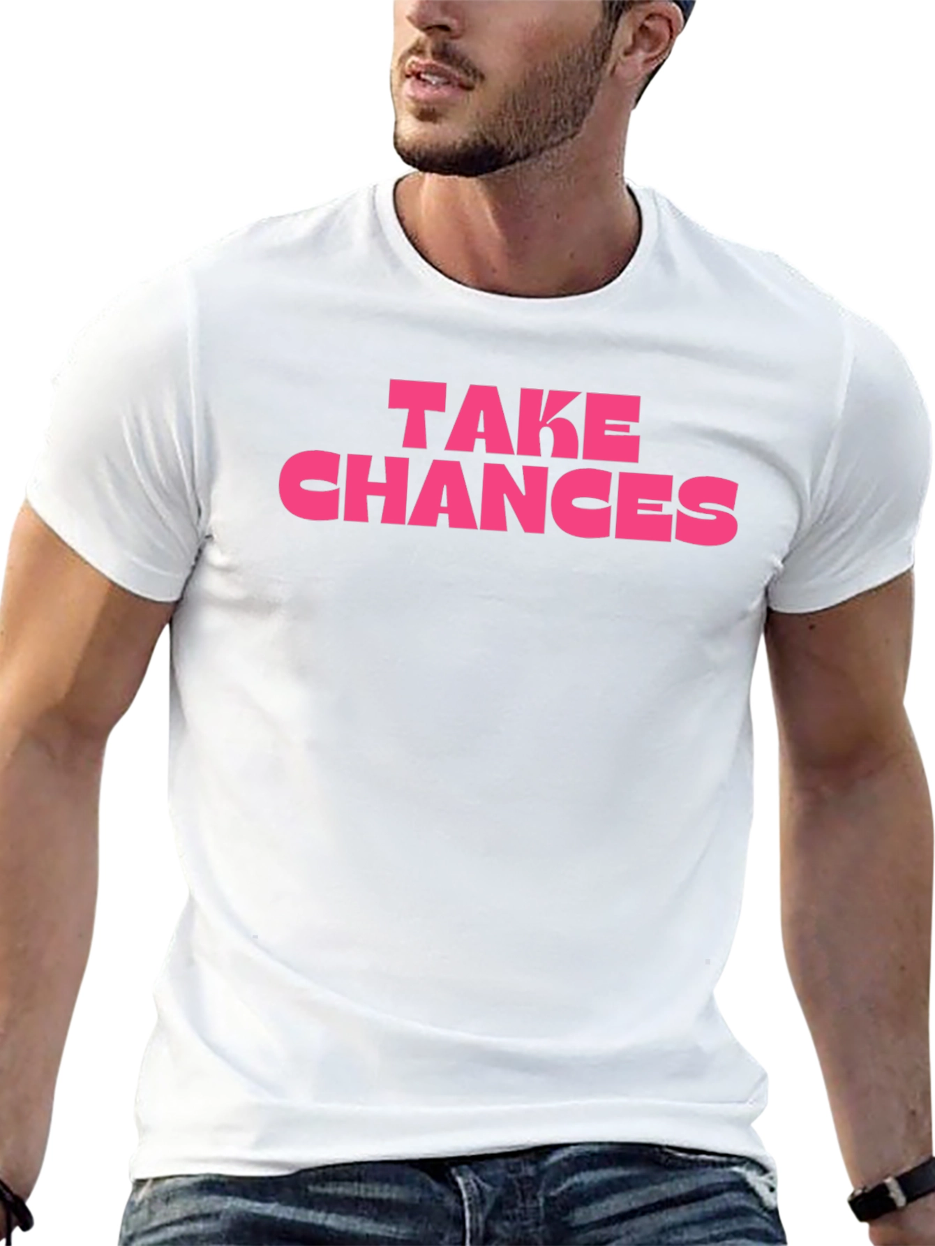 Take Chances Graphic Tee - Bold Statement Shirt