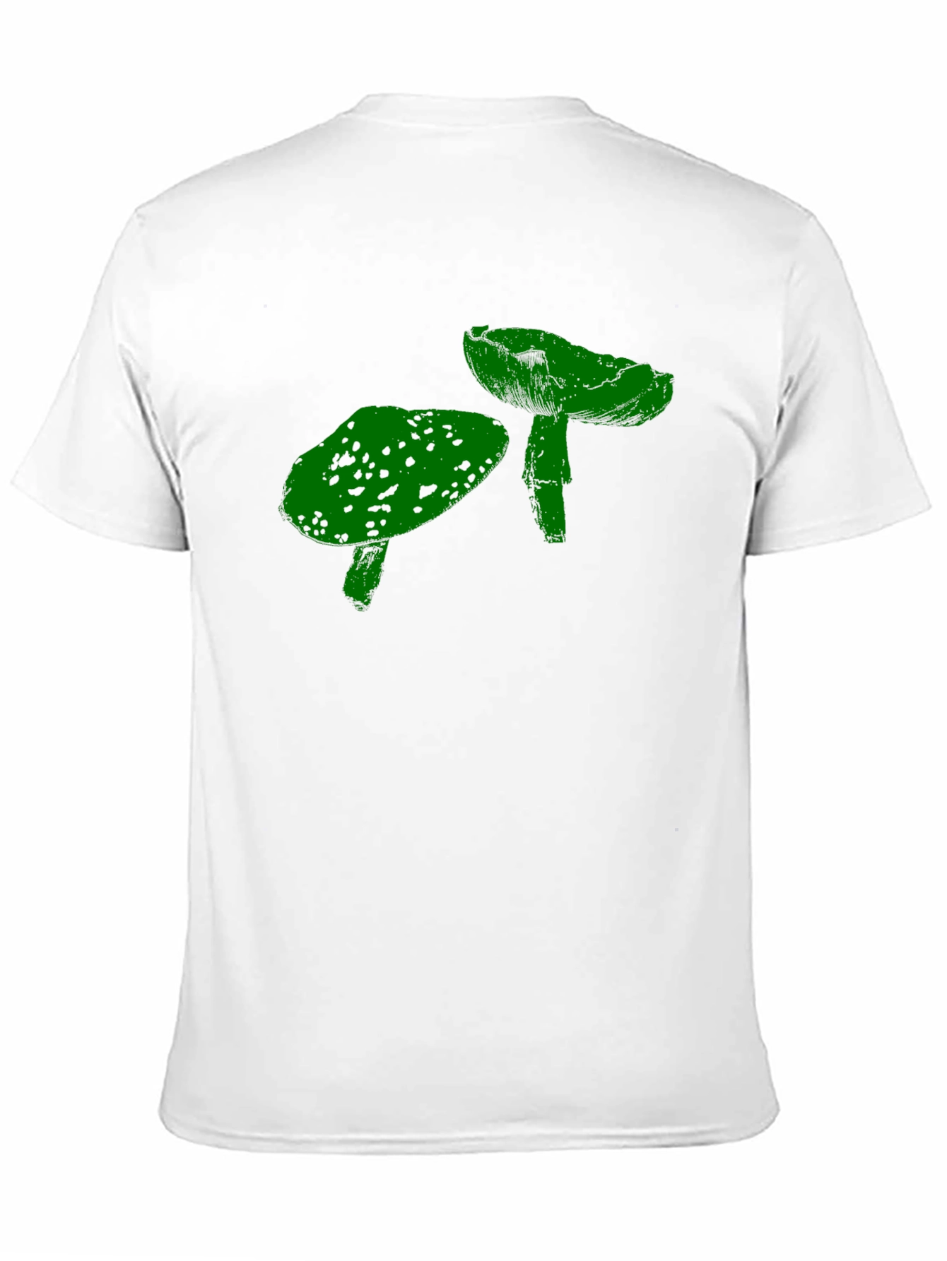 Funky Mushroom Graphic T-Shirt - Black