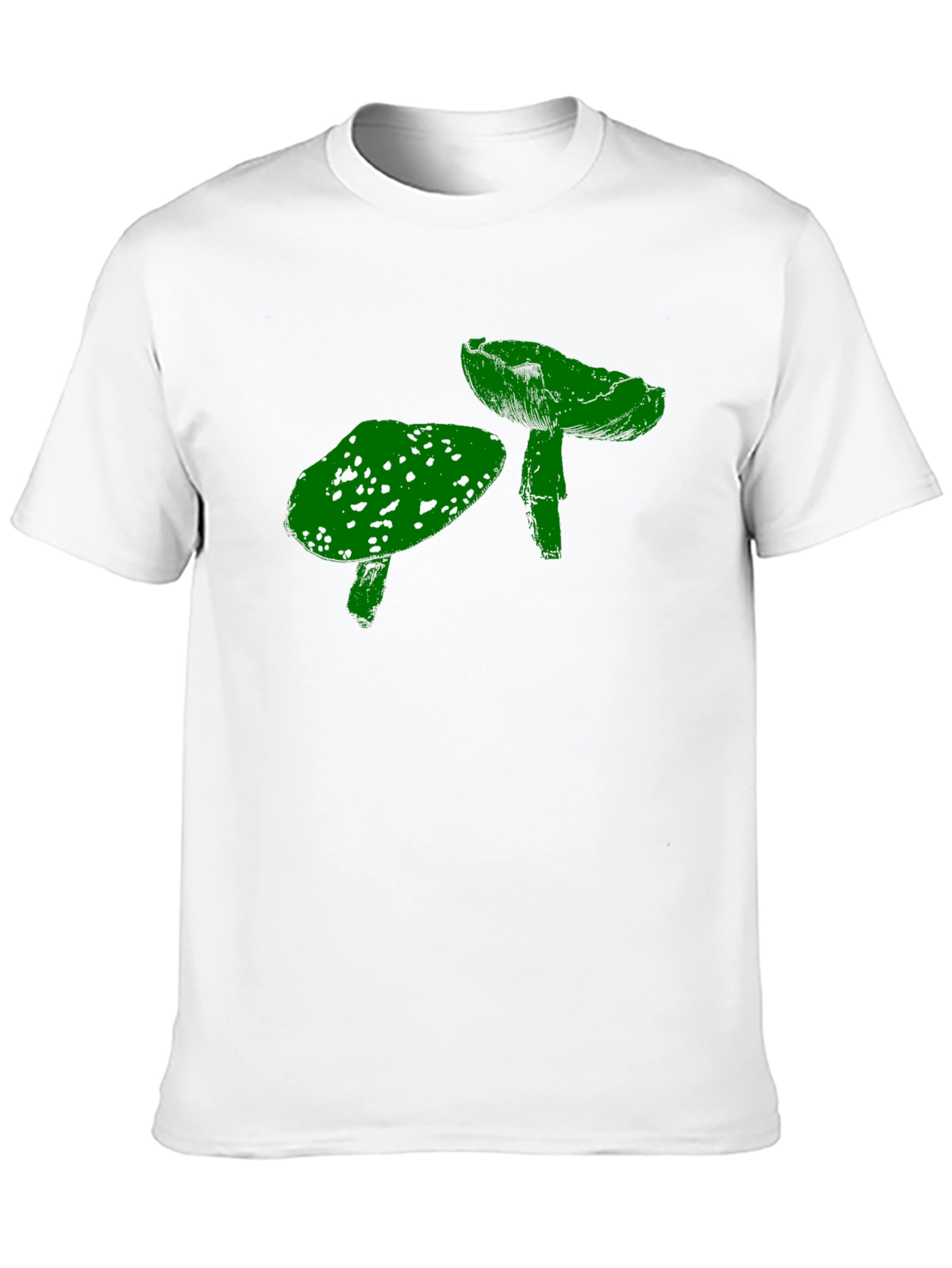 Funky Mushroom Graphic T-Shirt - Black