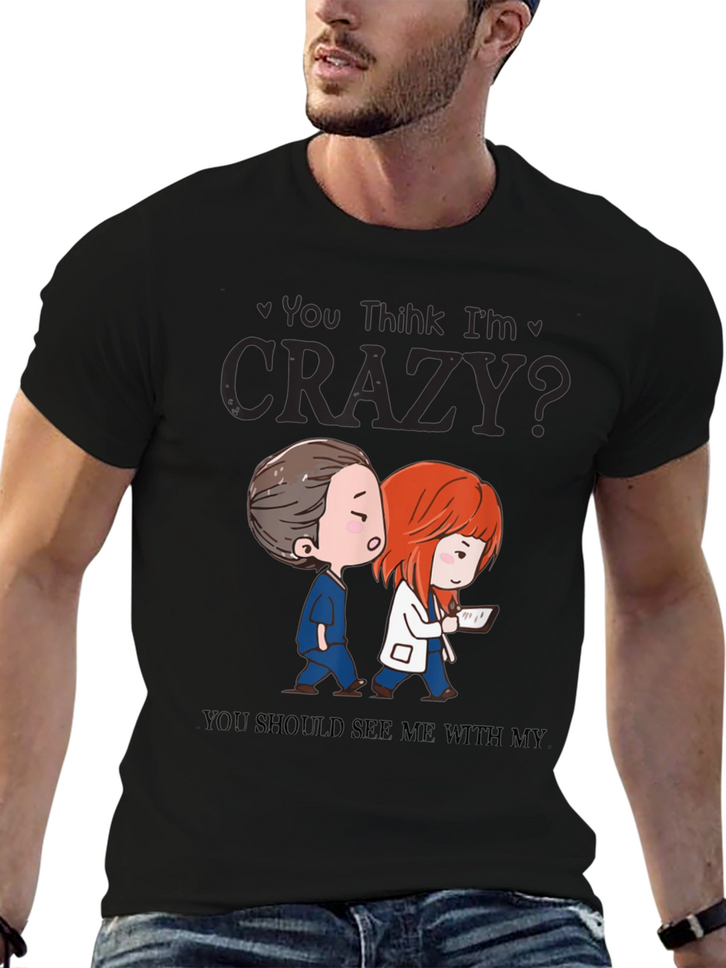 Funny Doctor Nurse Crazy Graphic T-Shirt