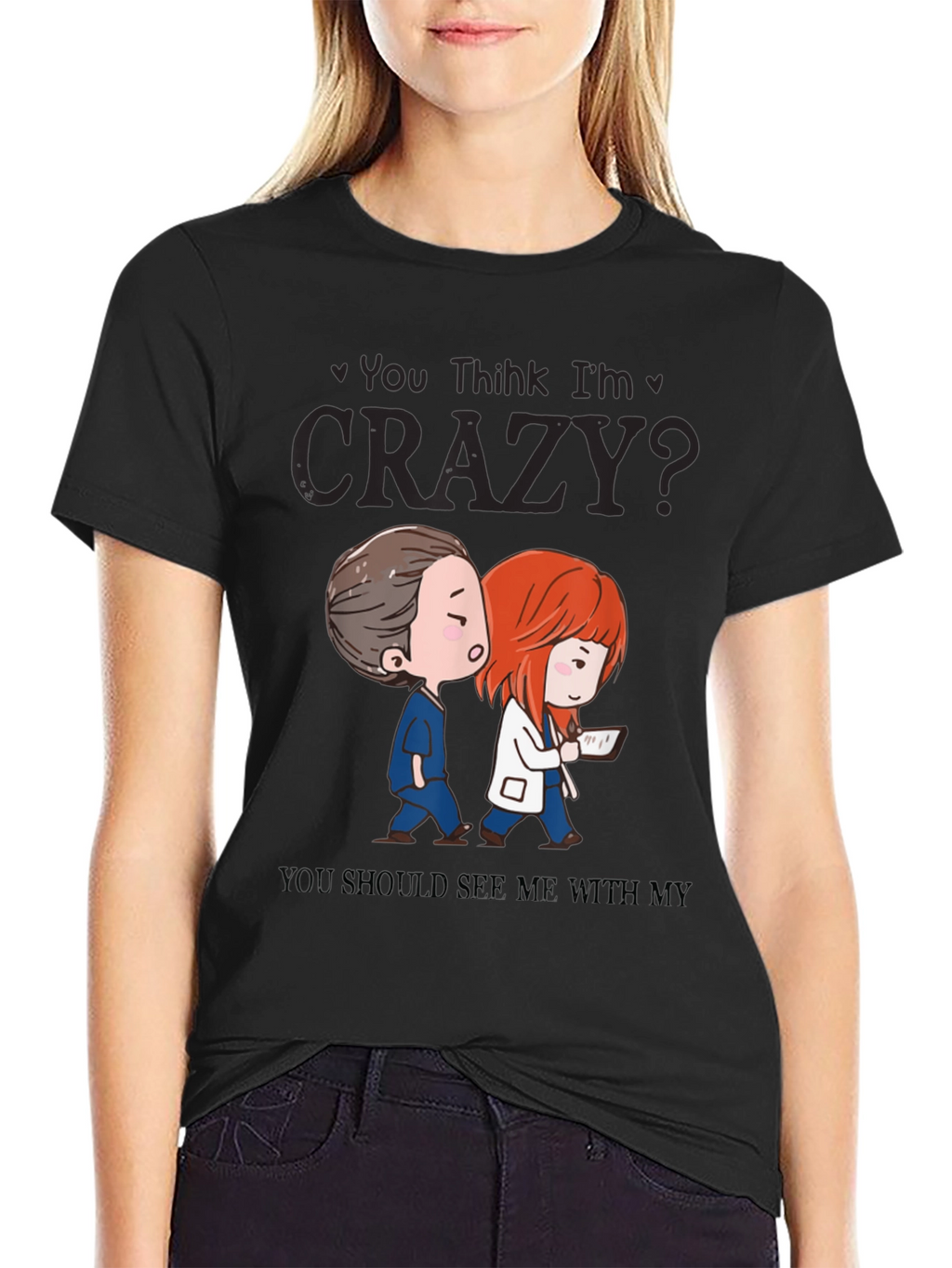 Funny Doctor Nurse Crazy Graphic T-Shirt