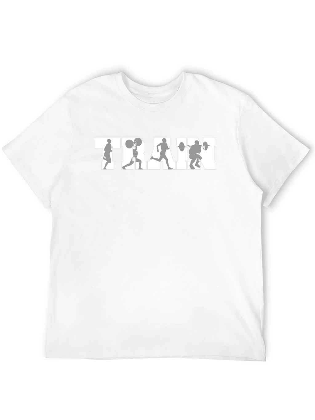 Mens Black TRAIN Graphic T-Shirt - Workout Apparel