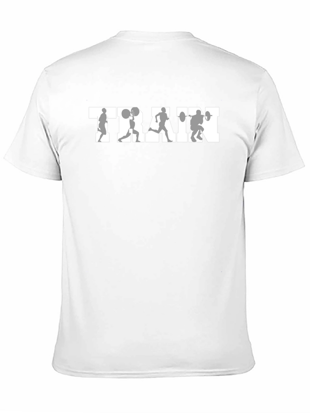 Mens Black TRAIN Graphic T-Shirt - Workout Apparel