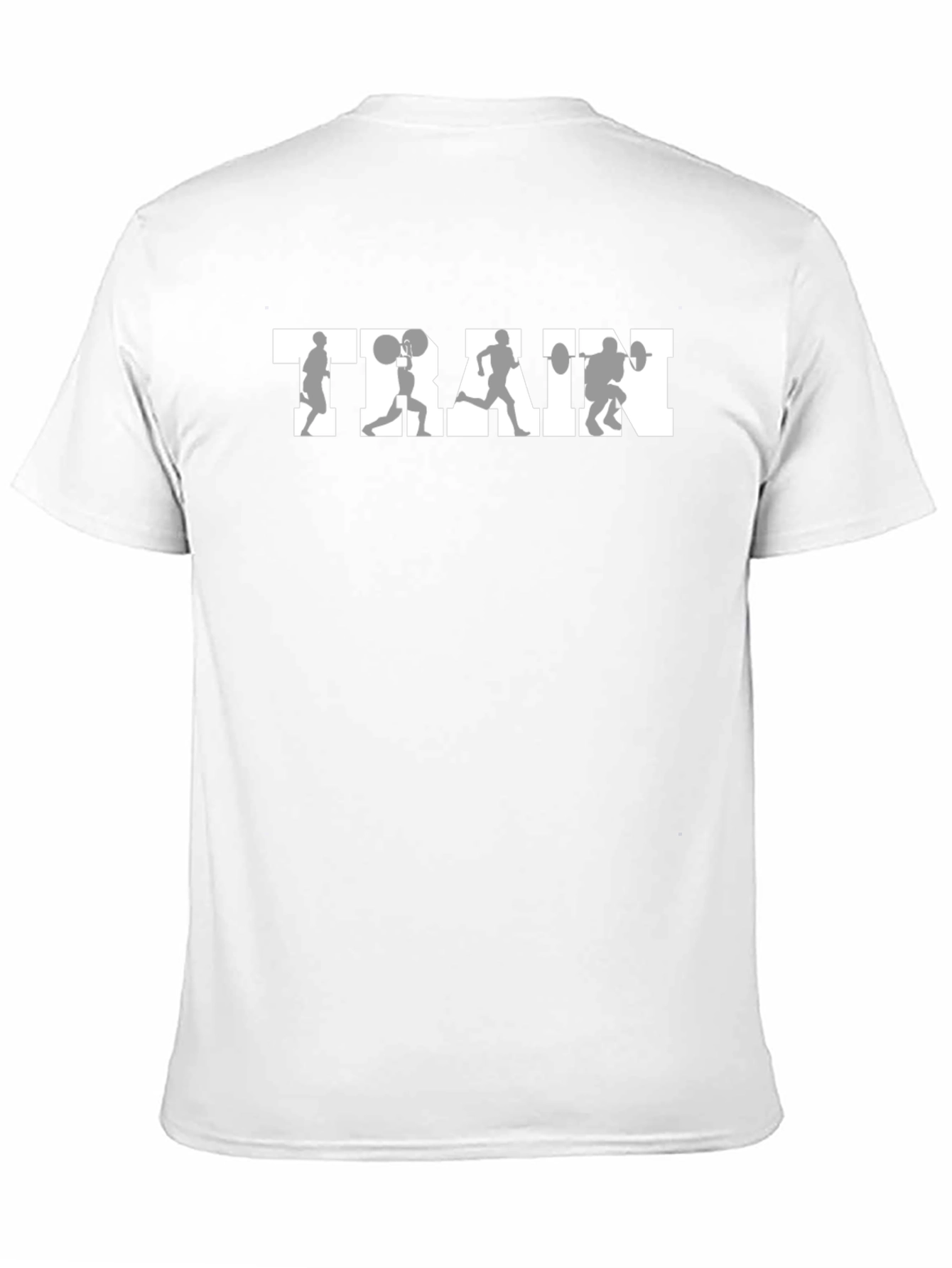Mens Black TRAIN Graphic T-Shirt - Workout Apparel