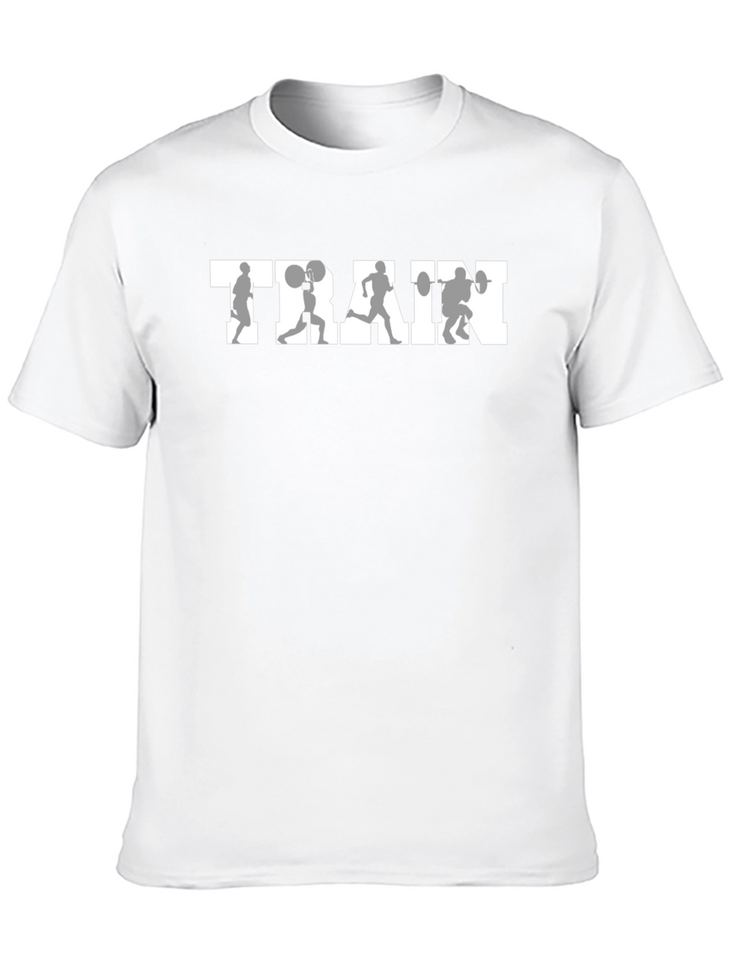 Mens Black TRAIN Graphic T-Shirt - Workout Apparel