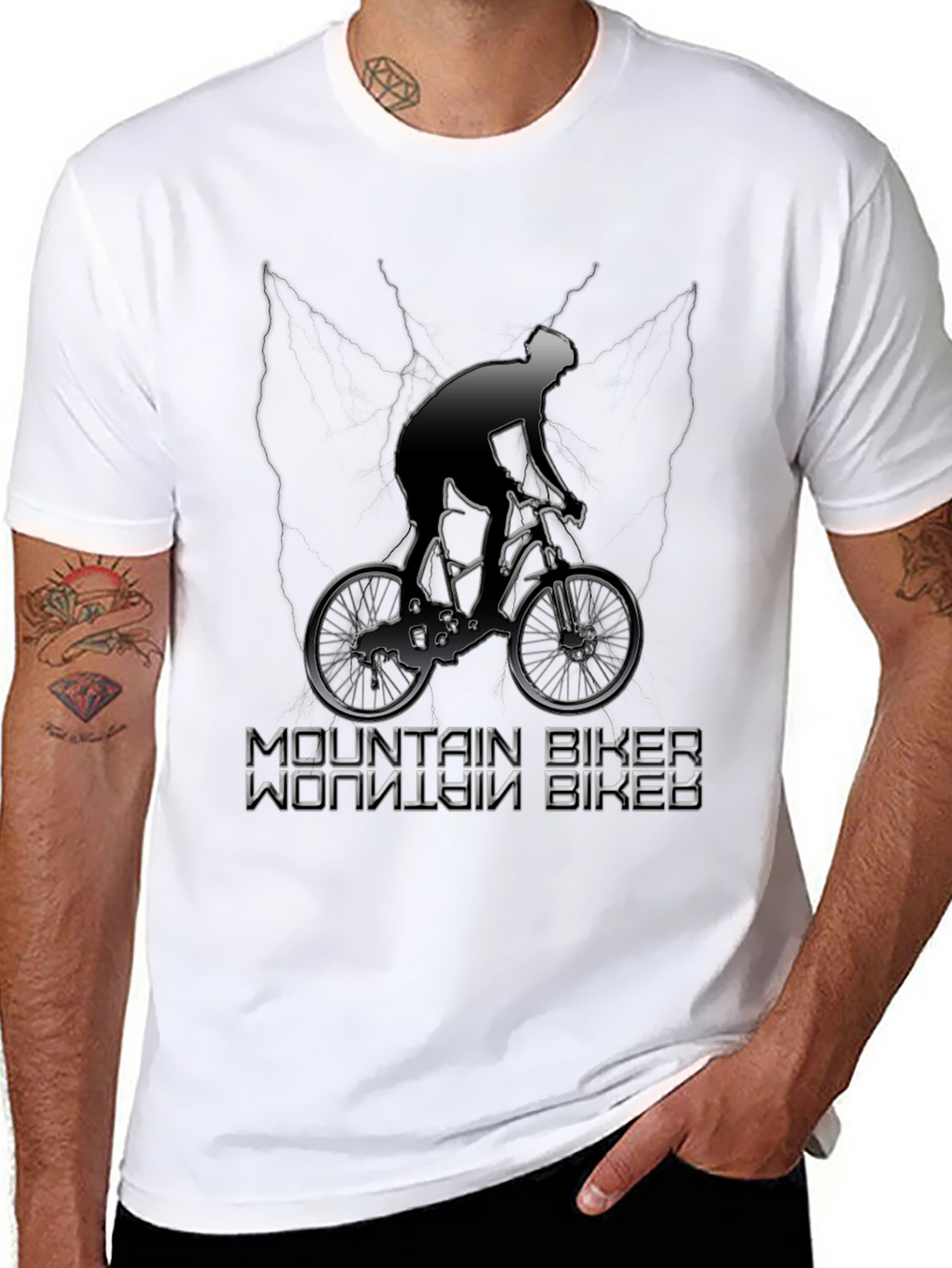 Mountain Biker Graphic T-Shirt
