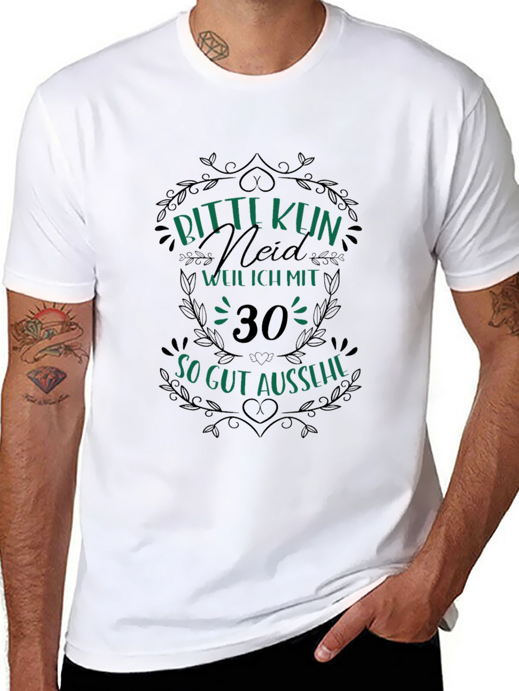 Funny 30th Birthday T-Shirt - Bitte Kein Neid