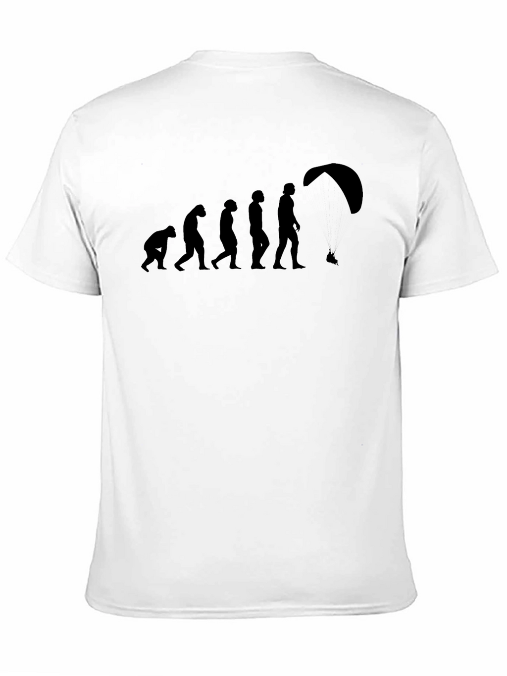 Evolution of Flight T-Shirt - Black Fun Design
