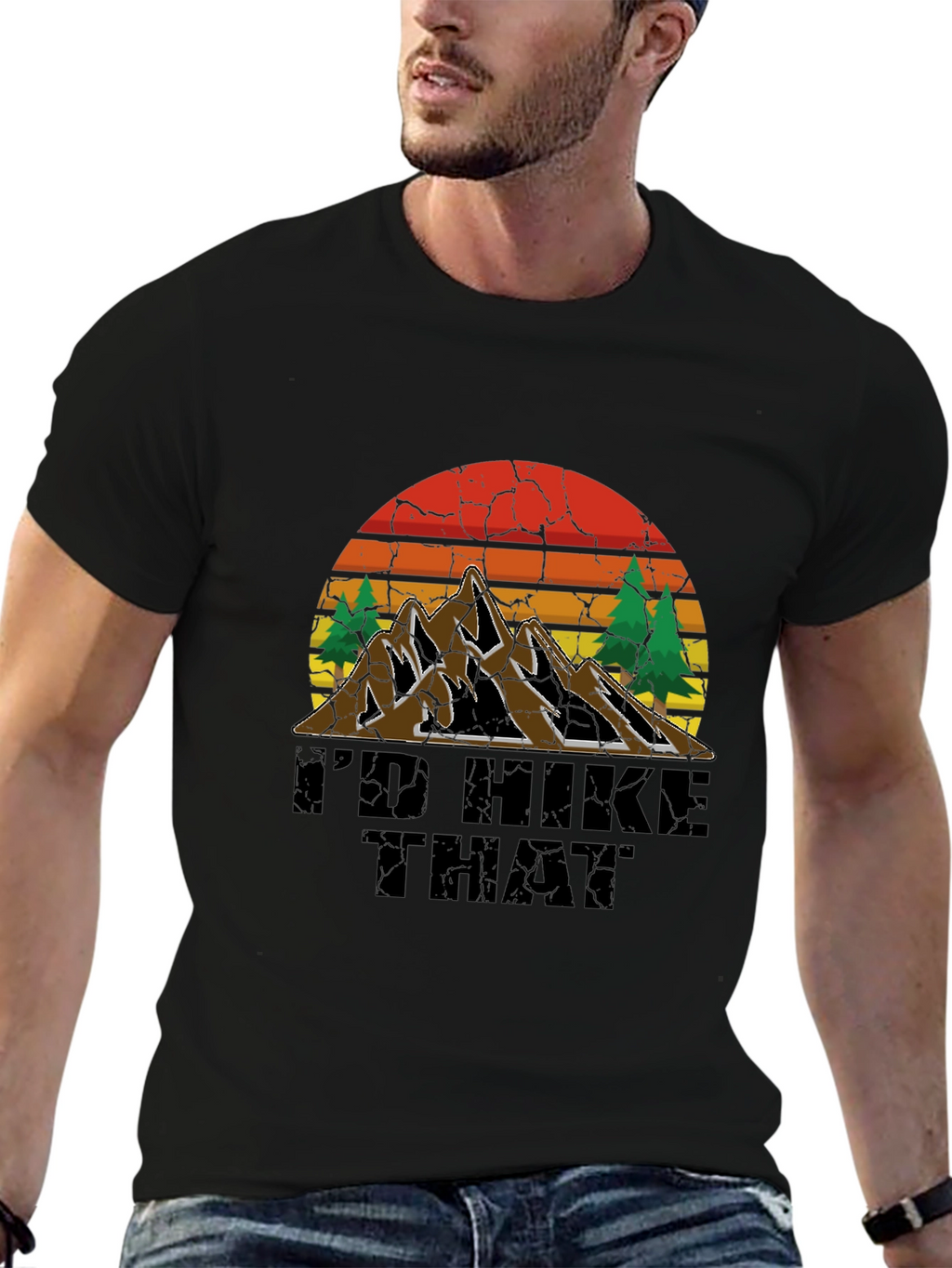 Id Hike That Graphic Tee - Mountain Lover Shirt