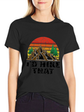 Id Hike That Graphic Tee - Mountain Lover Shirt