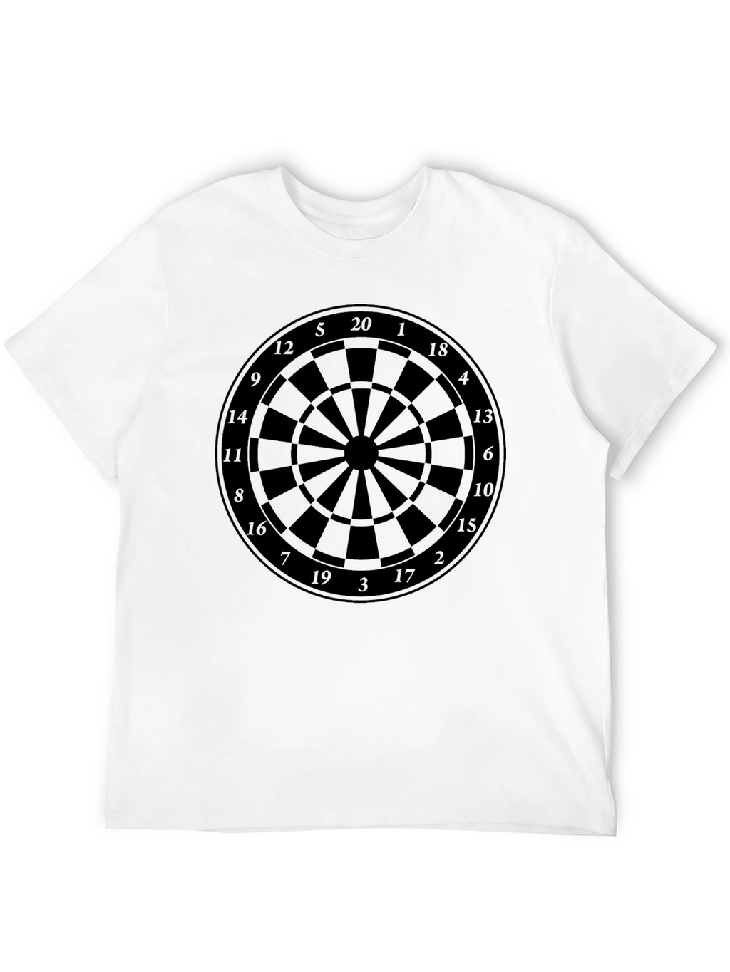 Dartboard Graphic T-Shirt - Classic Target Design