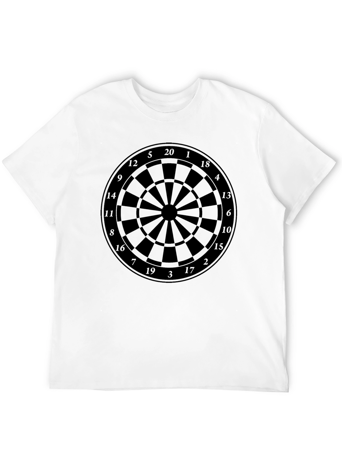 Dartboard Graphic T-Shirt - Classic Target Design
