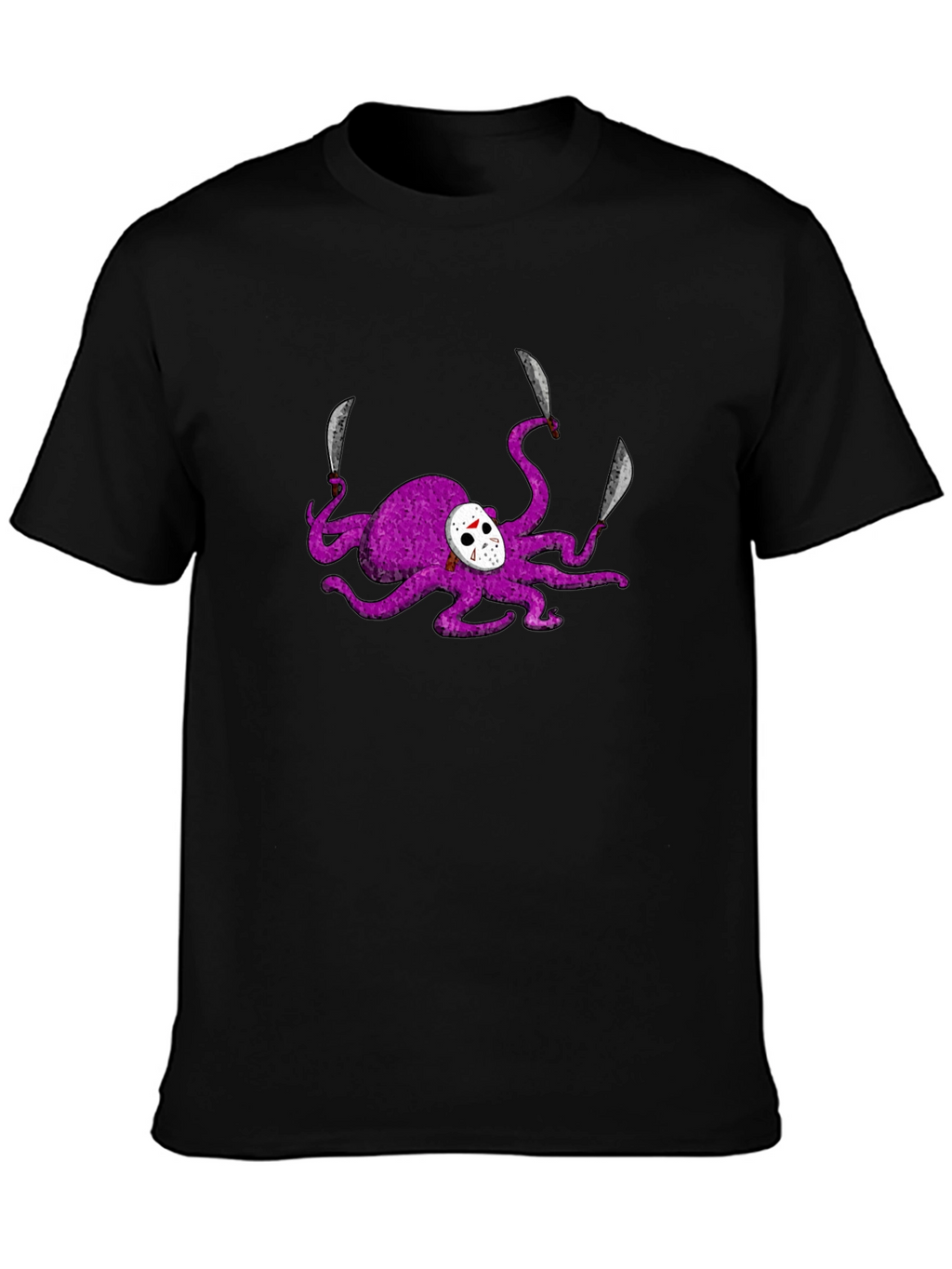 Purple Friday the 13th Octopus Graphic T-Shirt