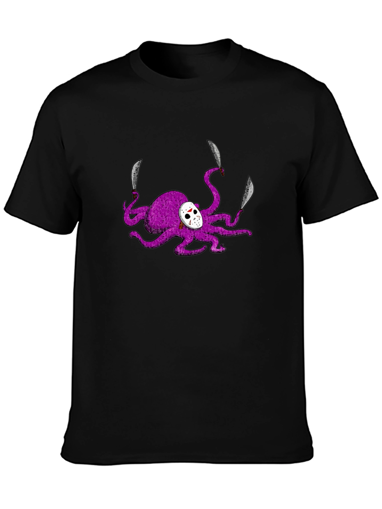 Purple Friday the 13th Octopus Graphic T-Shirt
