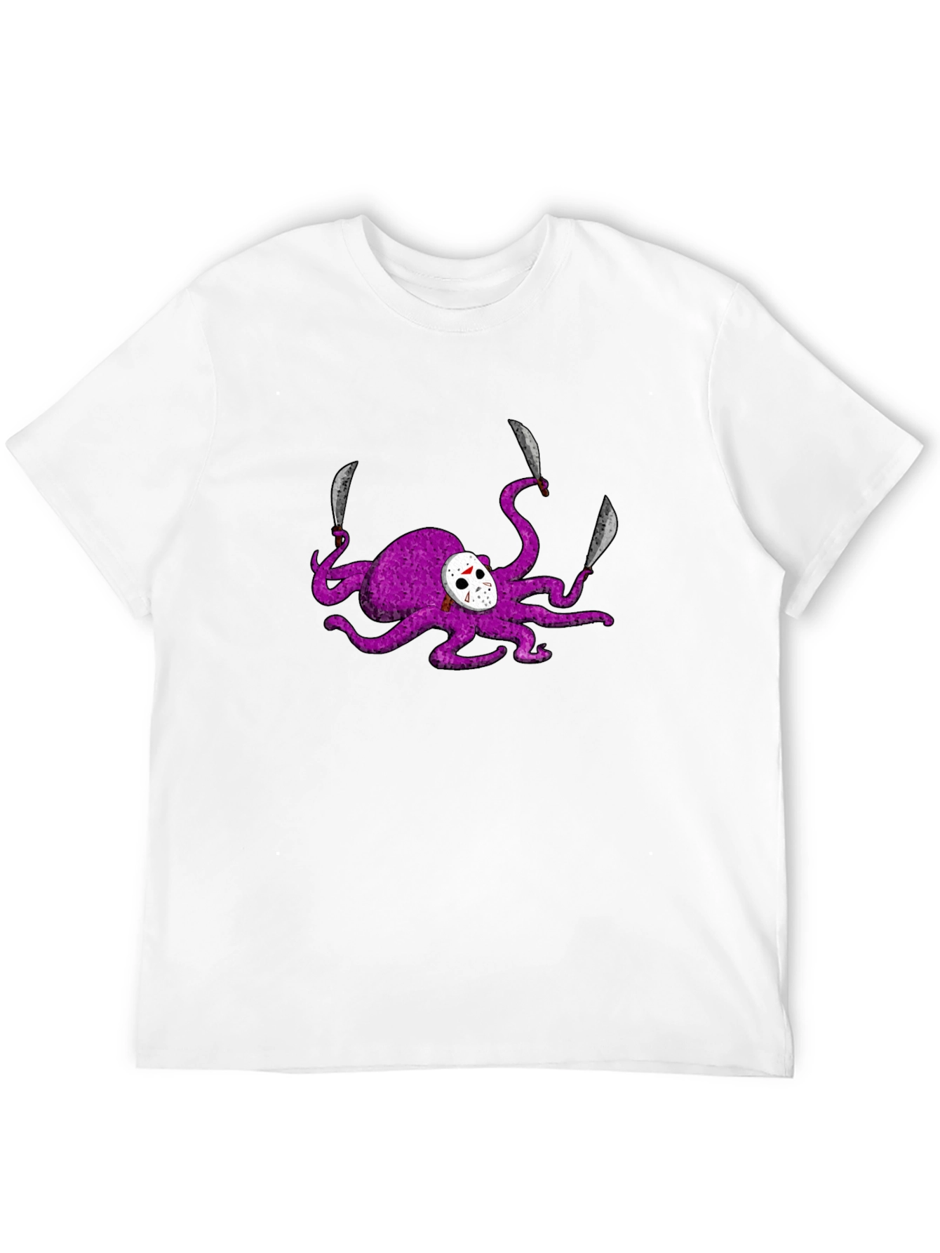 Purple Friday the 13th Octopus Graphic T-Shirt