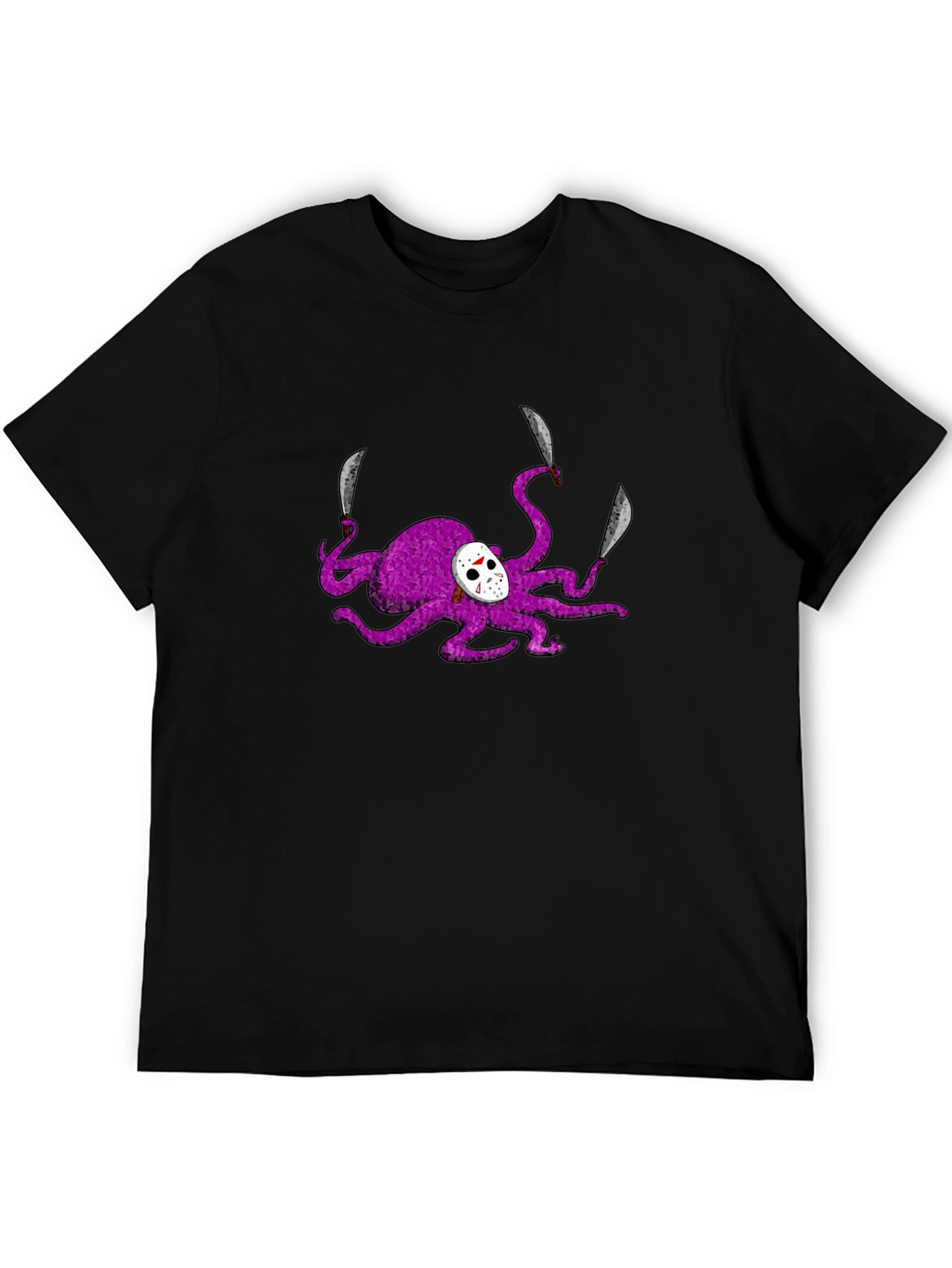 Purple Friday the 13th Octopus Graphic T-Shirt