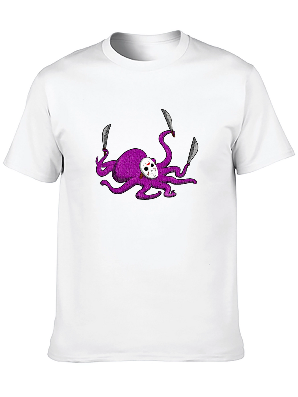 Purple Friday the 13th Octopus Graphic T-Shirt