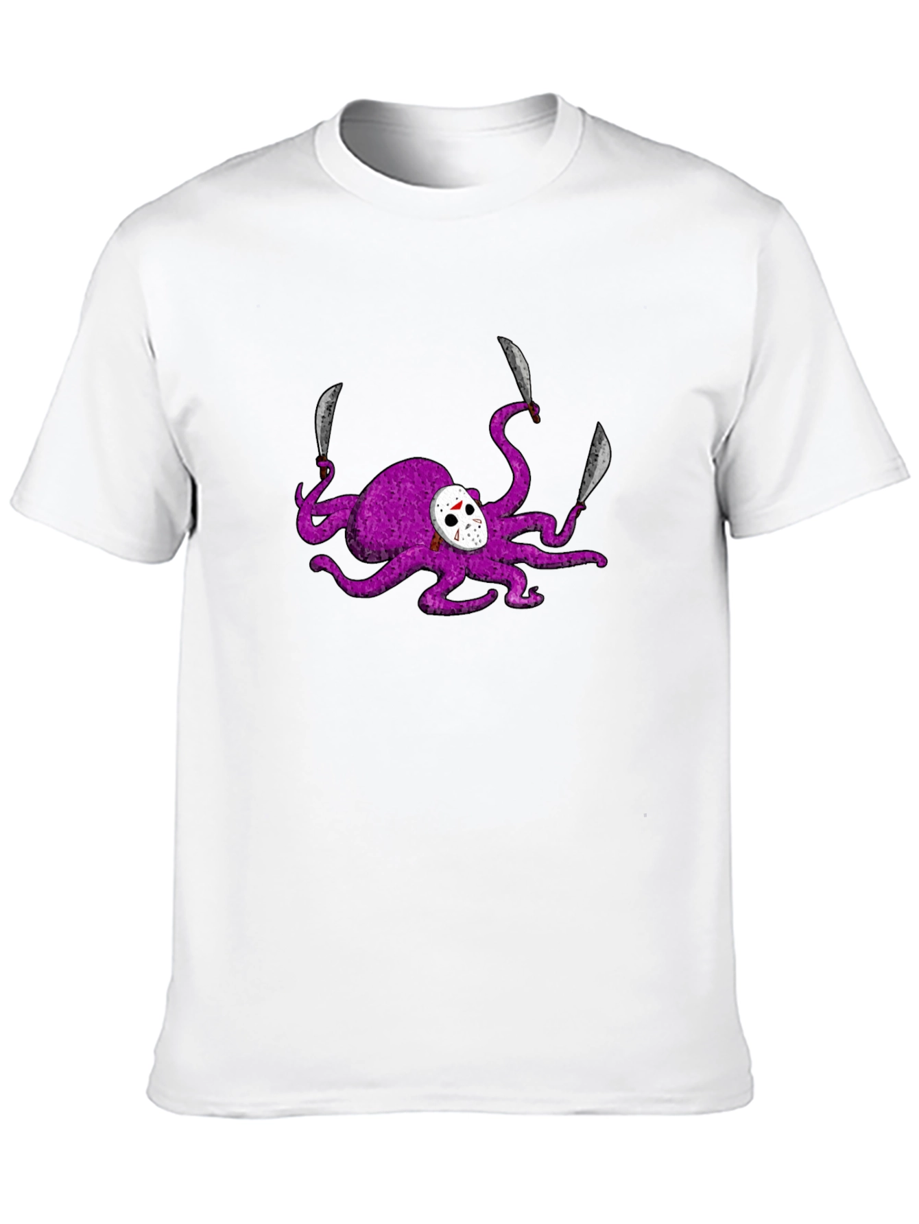 Purple Friday the 13th Octopus Graphic T-Shirt