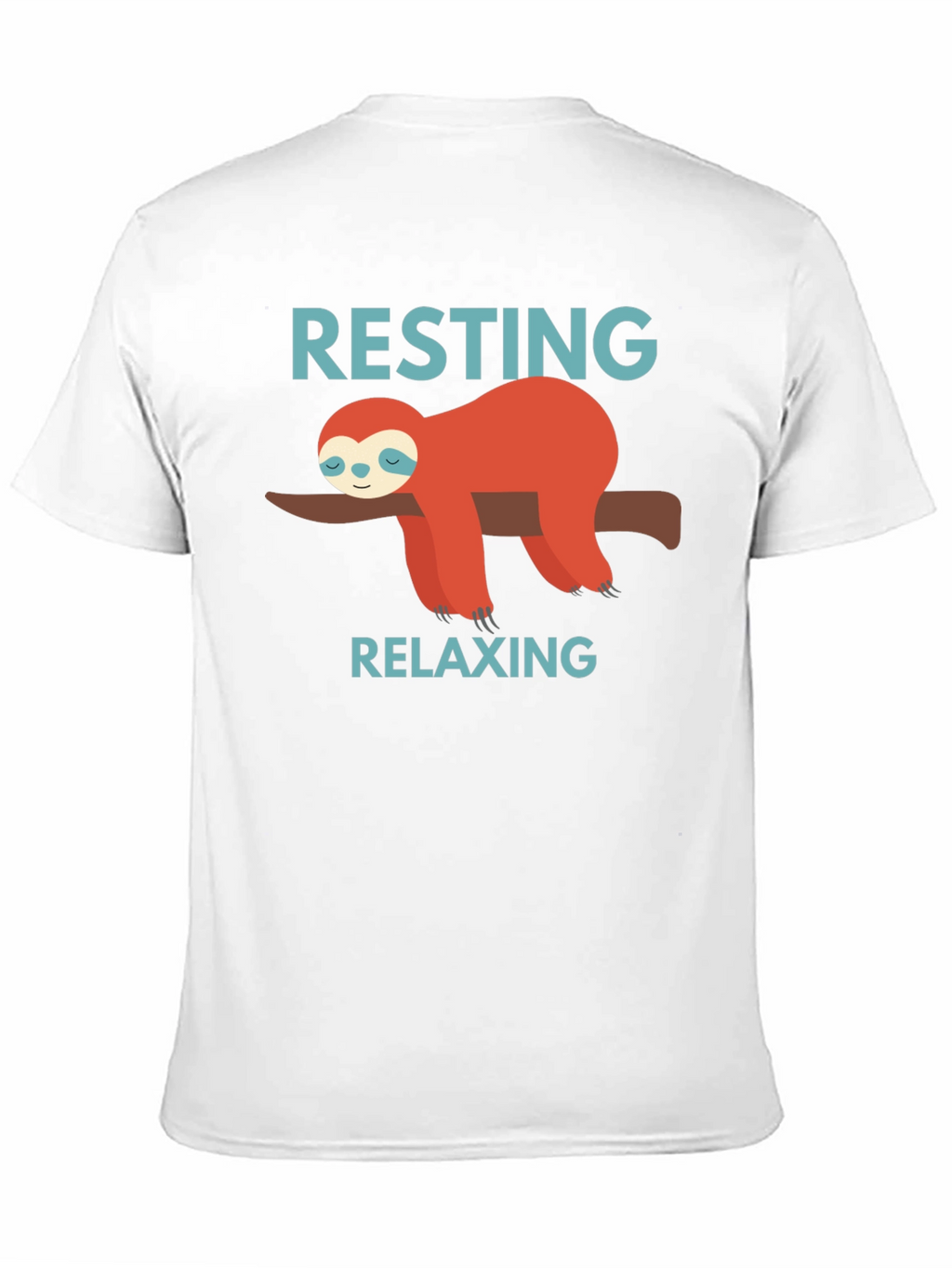 Resting Relaxing Sloth Graphic T-Shirt