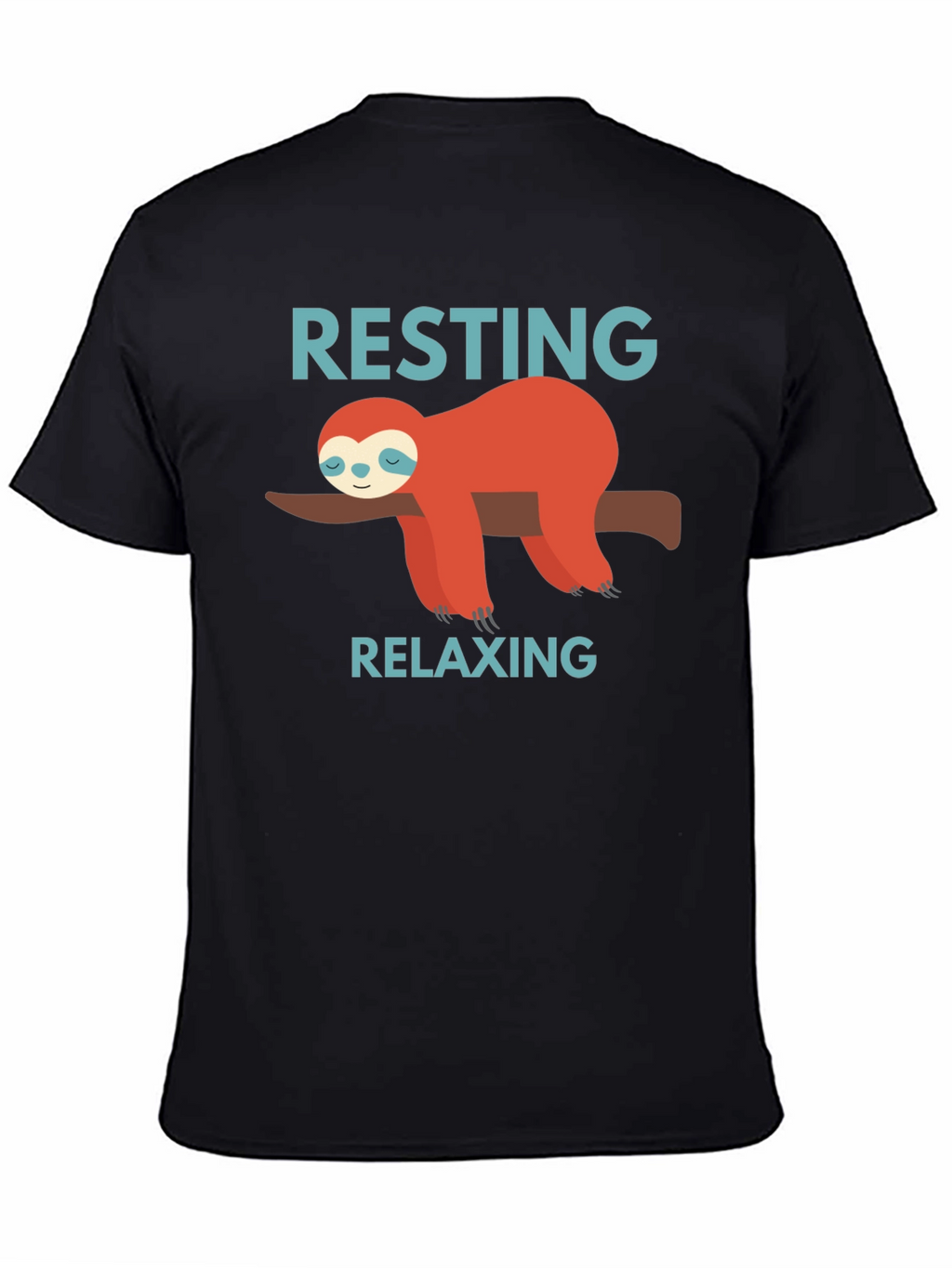 Resting Relaxing Sloth Graphic T-Shirt