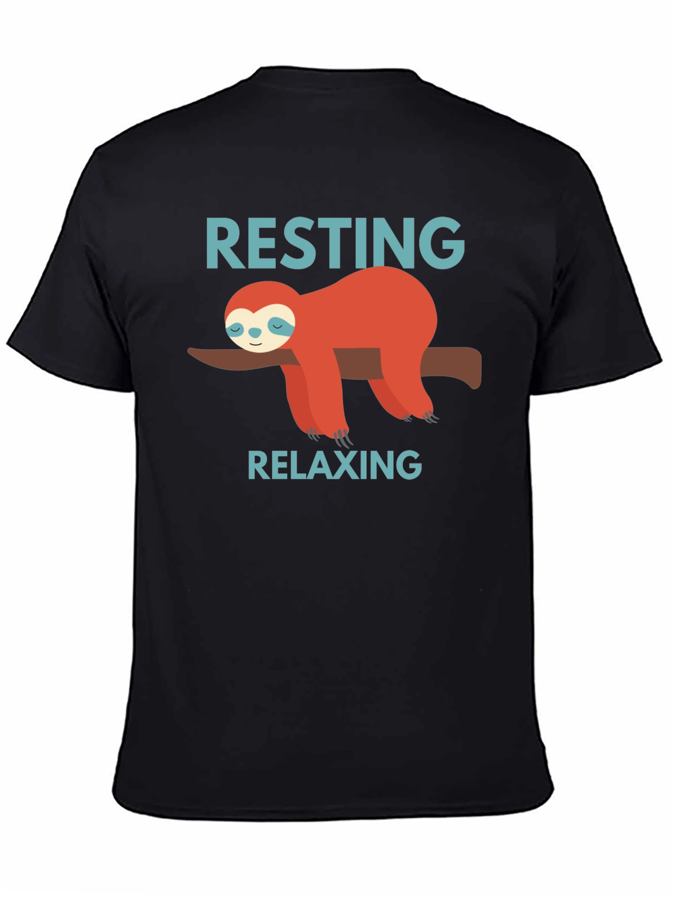 Resting Relaxing Sloth Graphic T-Shirt