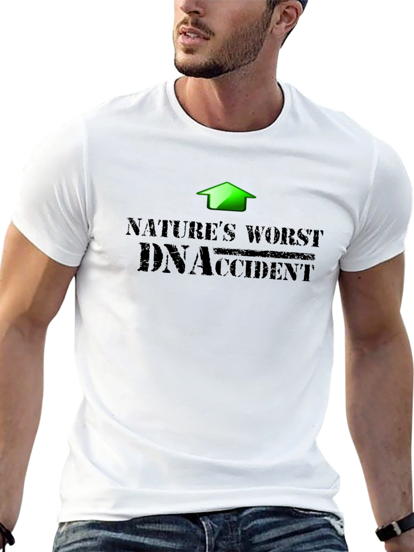 Natures Worst DNA Accident Black T-Shirt