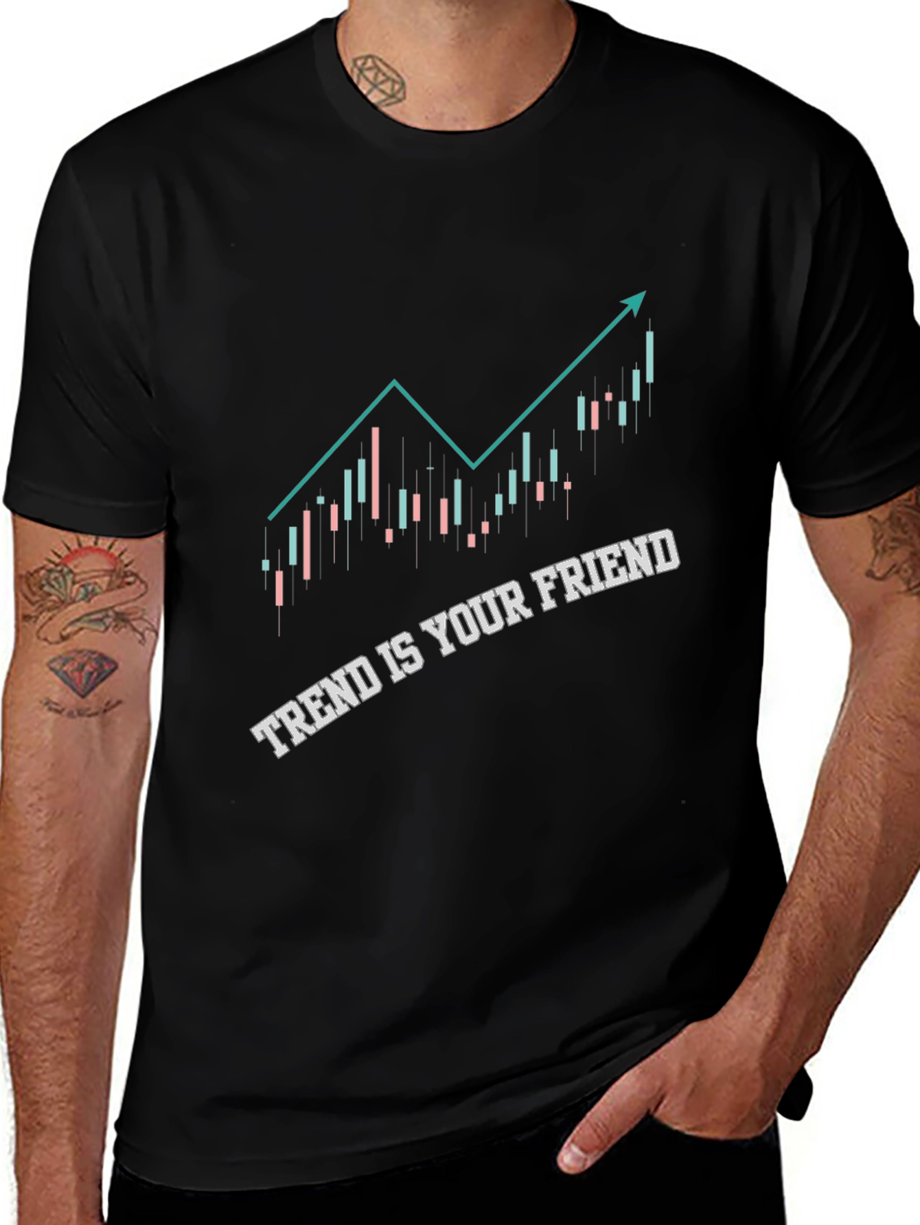 Trend Is Your Friend Stock Market Trader T-Shirt