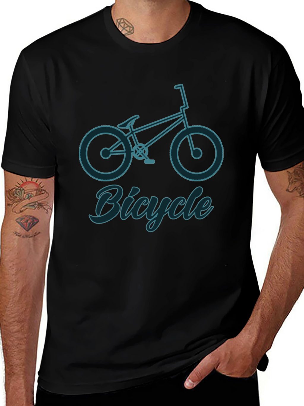 Bicycle Graphic Tee - Stylish Casual Wear