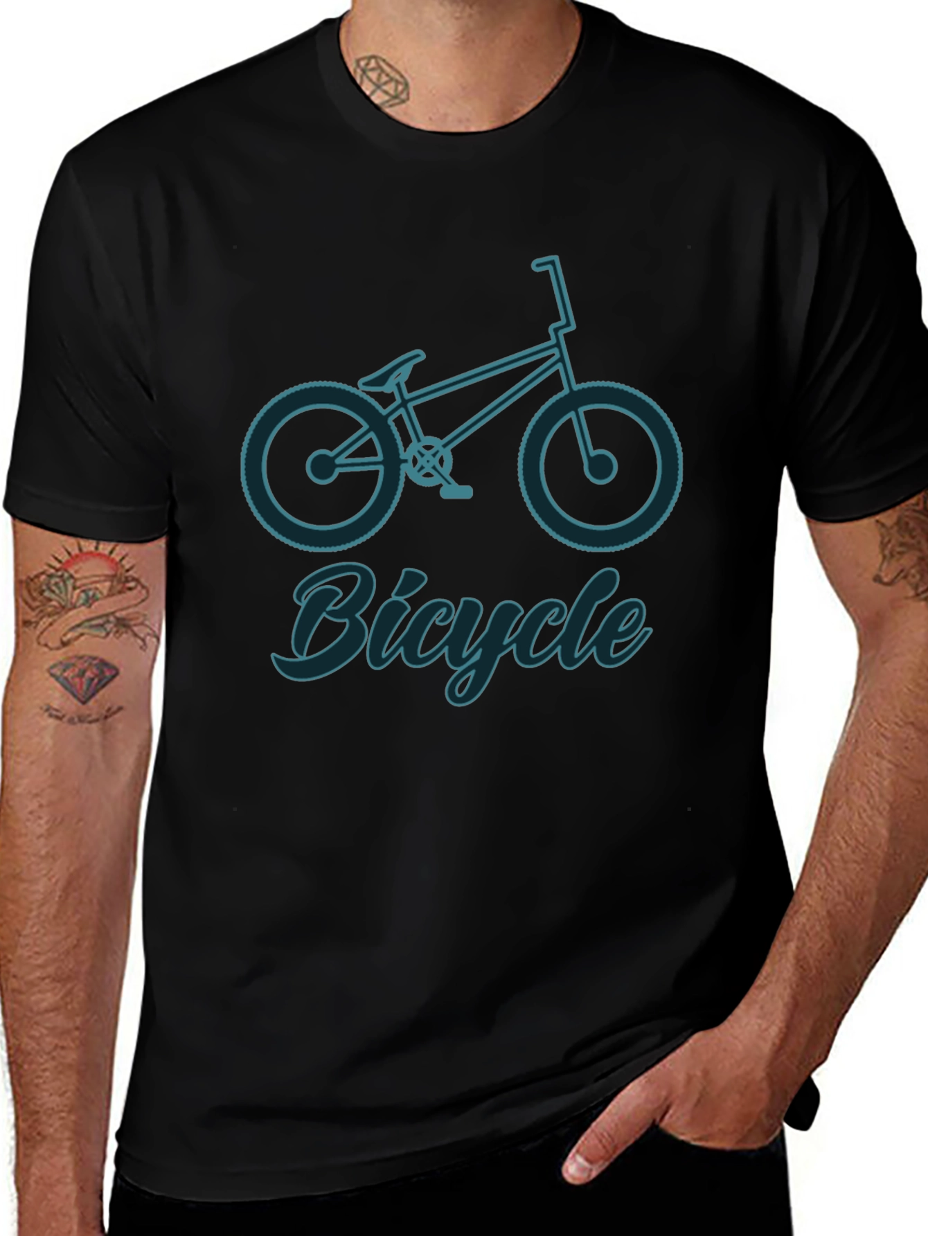 Bicycle Graphic Tee - Stylish Casual Wear