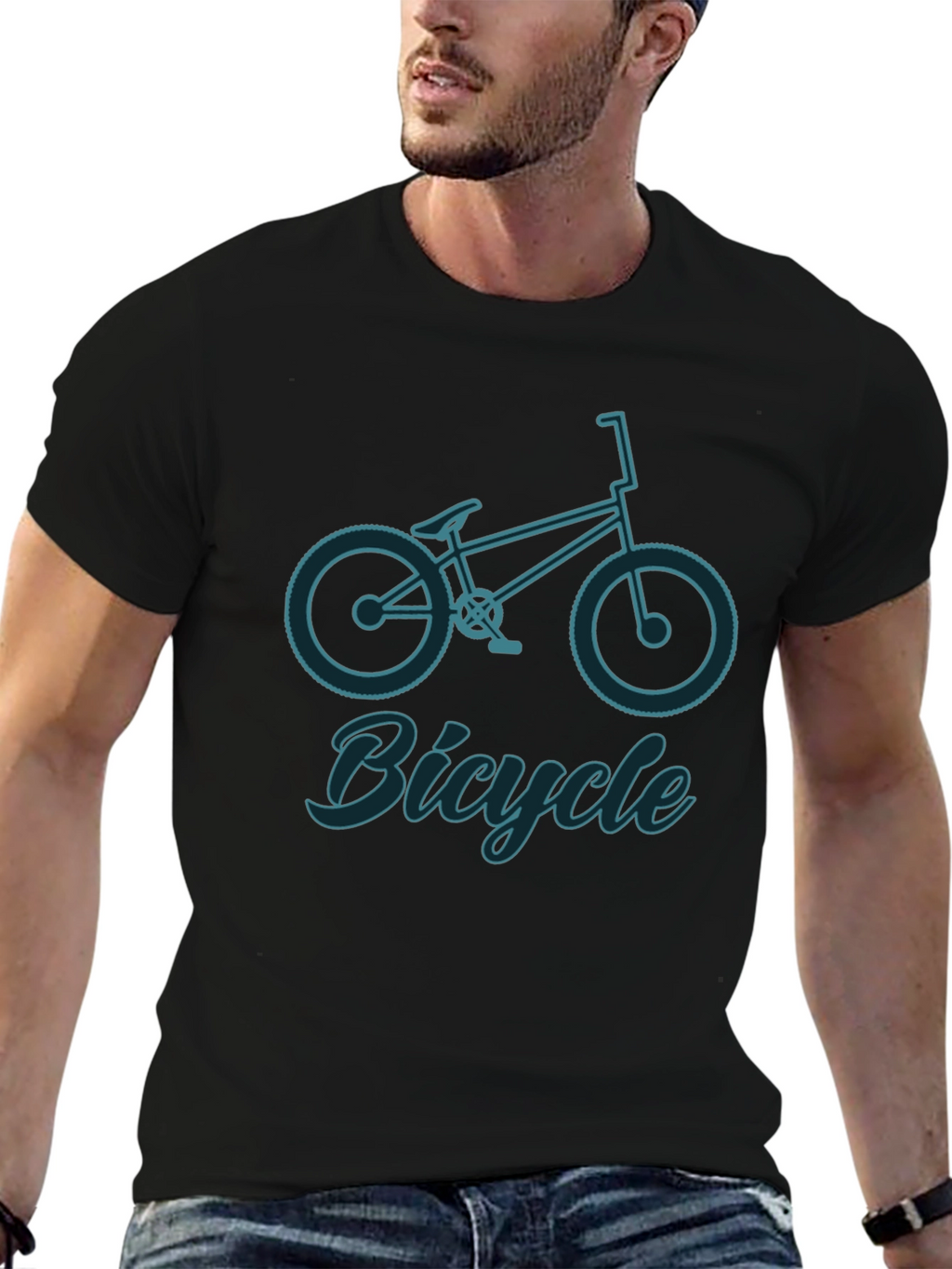 Bicycle Graphic Tee - Stylish Casual Wear
