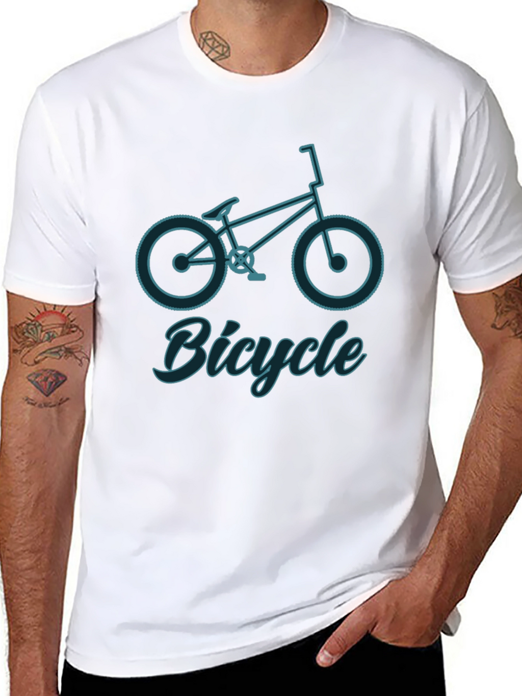 Bicycle Graphic Tee - Stylish Casual Wear