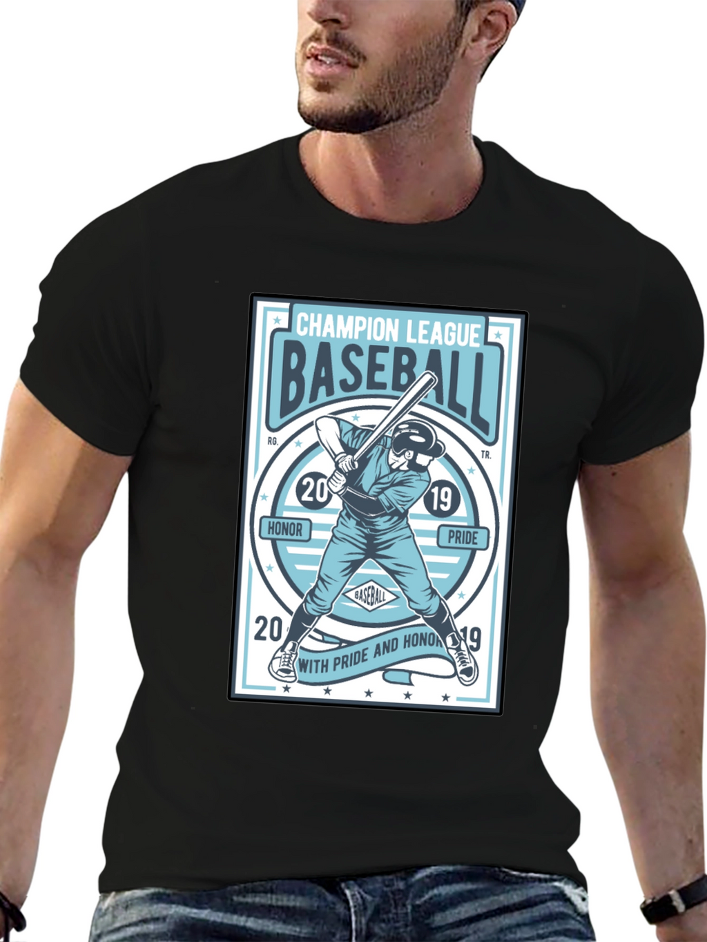 Baseball Champion League Graphic Tee