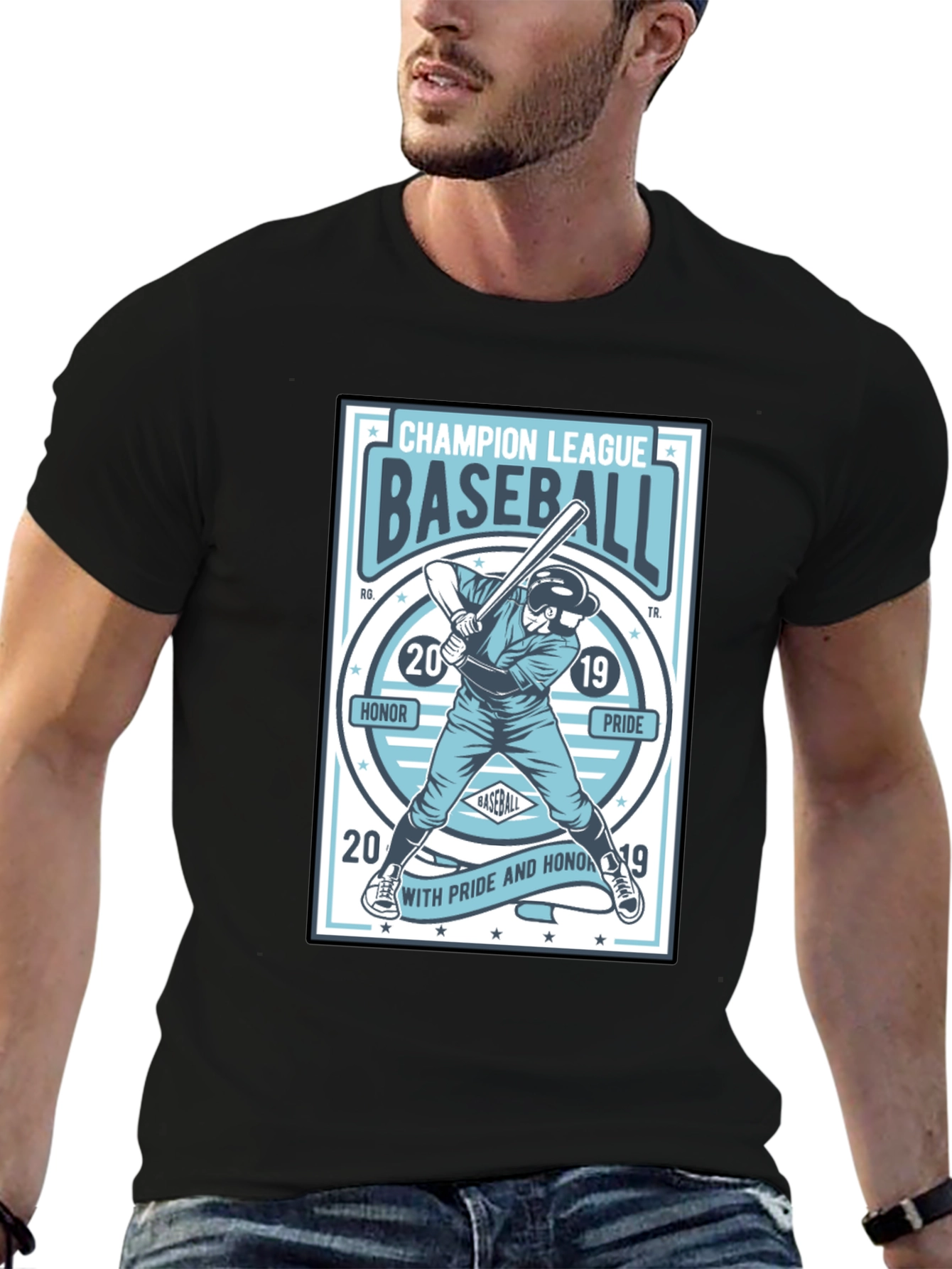 Baseball Champion League Graphic Tee