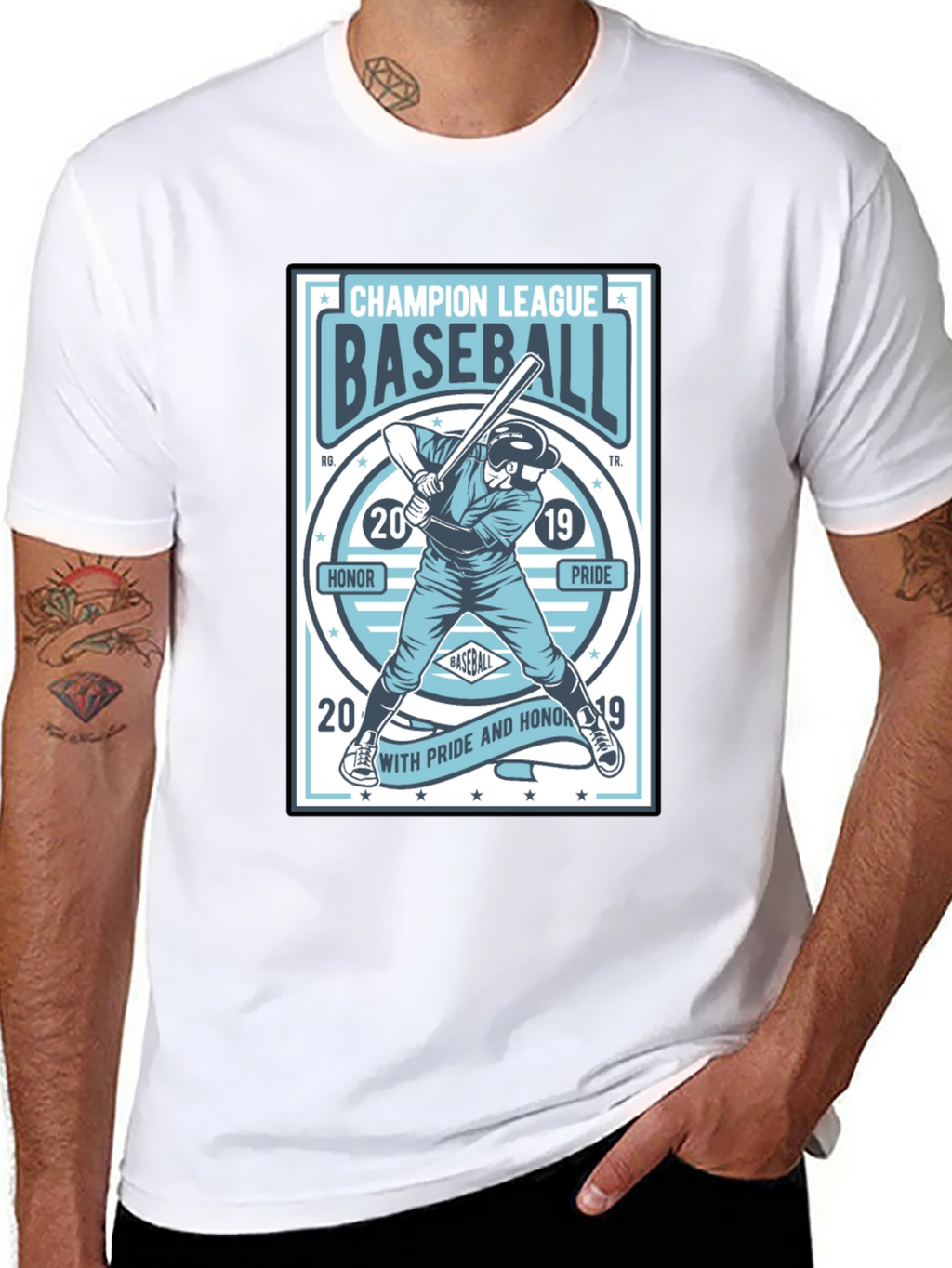 Baseball Champion League Graphic Tee