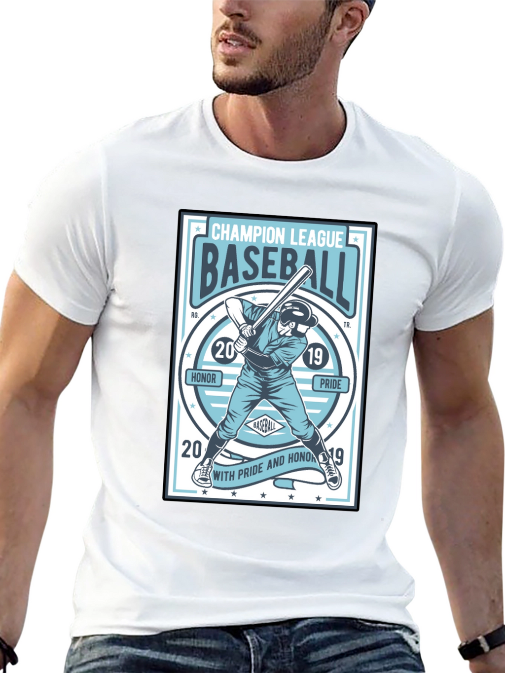 Baseball Champion League Graphic Tee