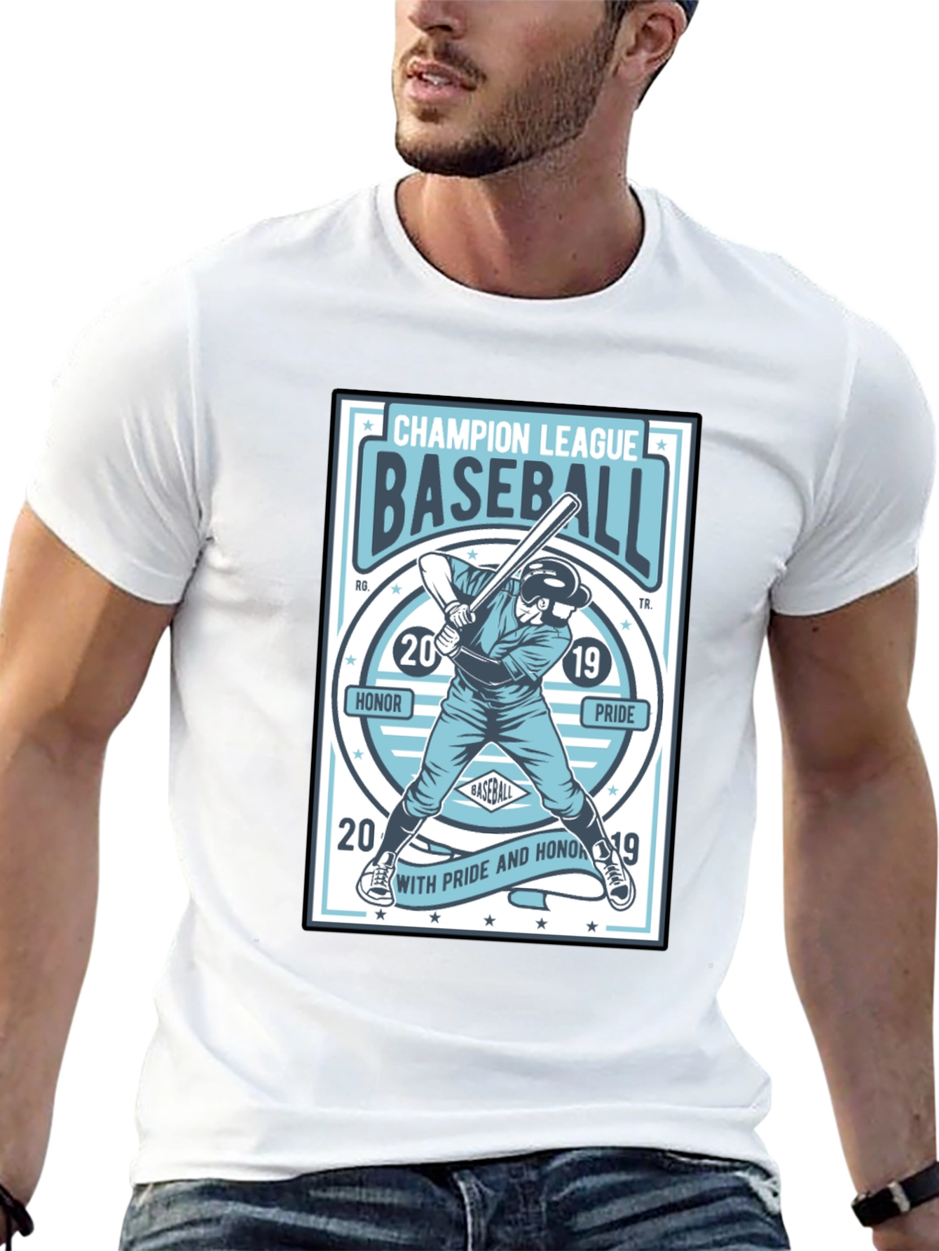 Baseball Champion League Graphic Tee