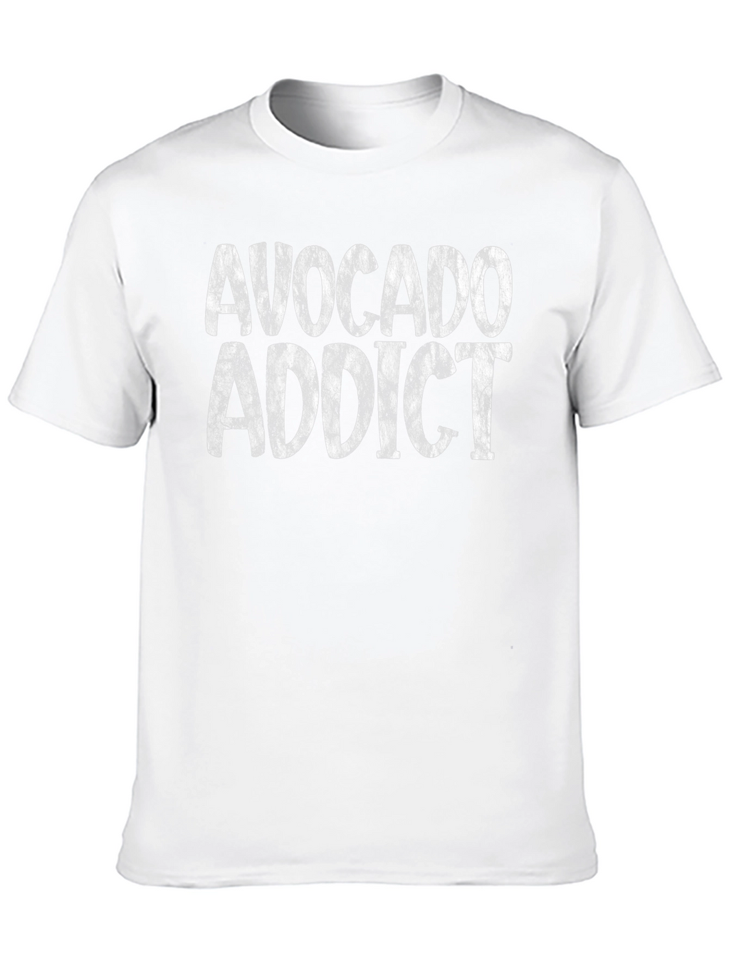 Avocado Addict Graphic Tee - Black Cotton T-Shirt