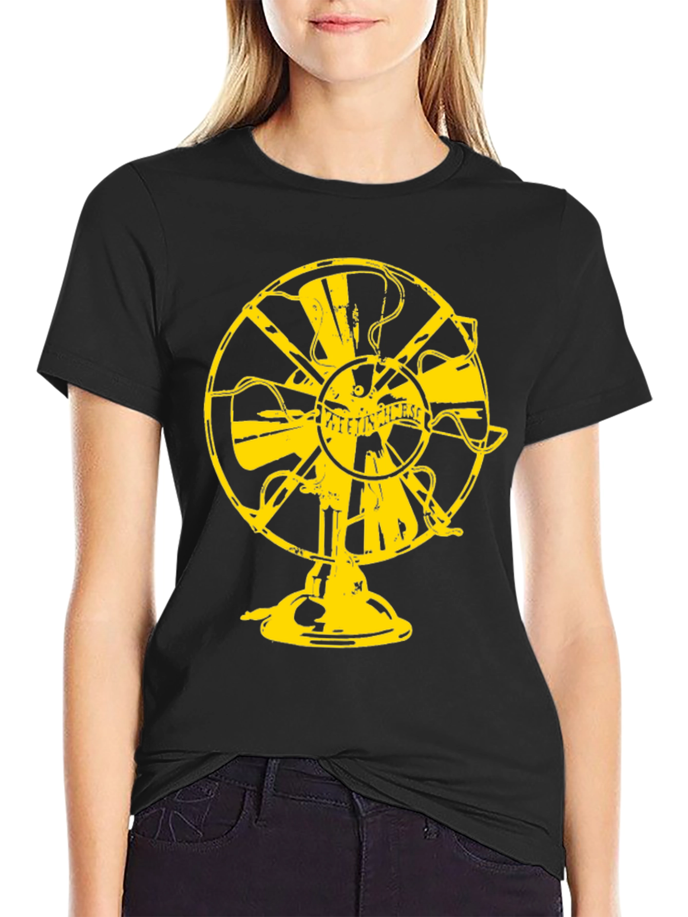 Vintage Fan Graphic T-Shirt - Retro Style