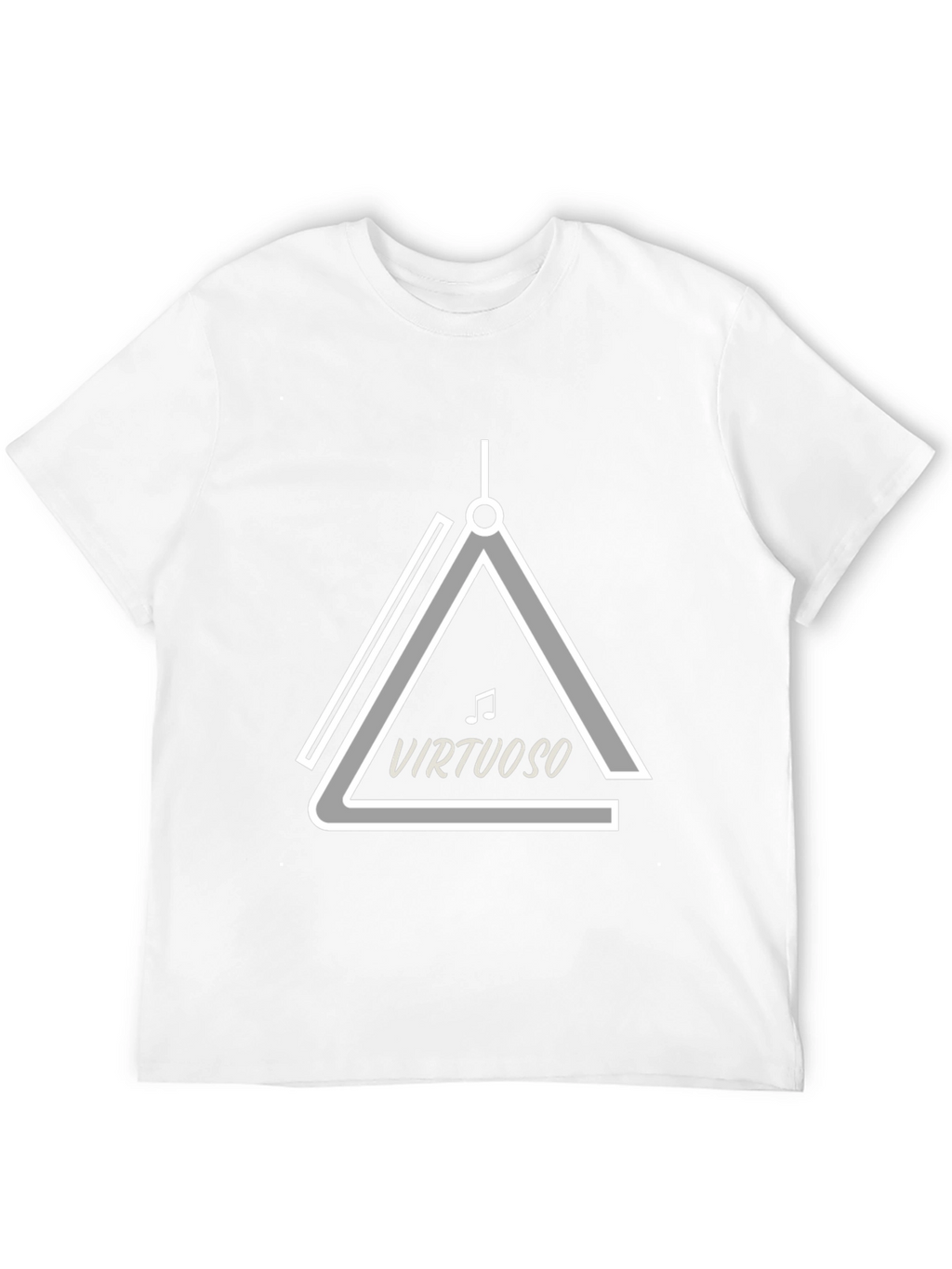 Virtuoso Music Lover T-Shirt - Triangle Musical Instrument Design