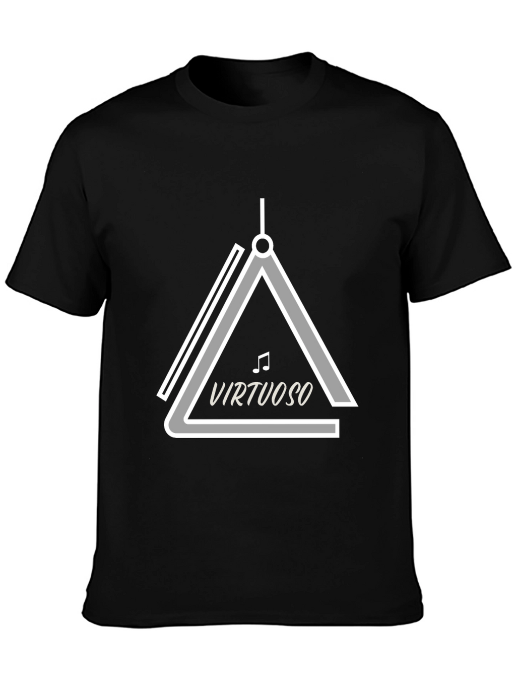 Virtuoso Music Lover T-Shirt - Triangle Musical Instrument Design