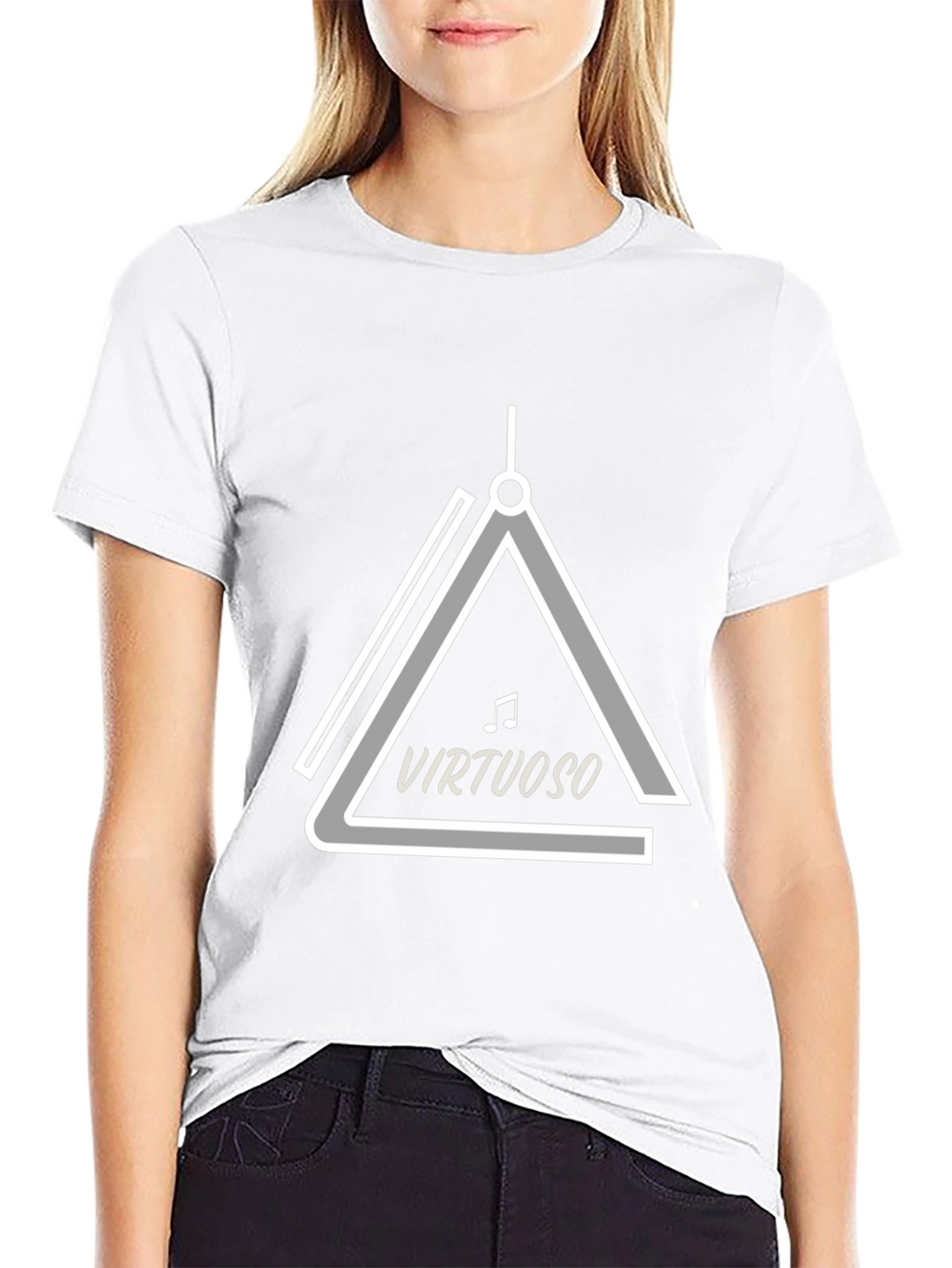 Virtuoso Music Lover T-Shirt - Triangle Musical Instrument Design