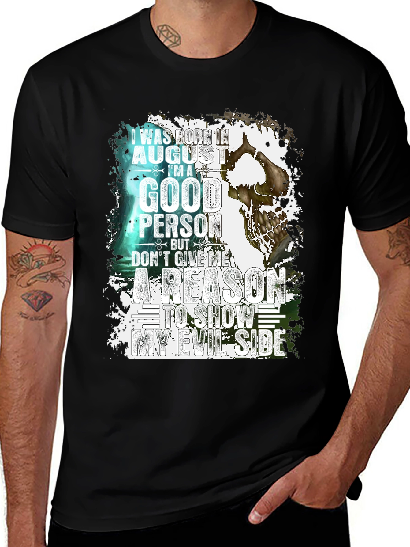 Born in August Good Person T-Shirt