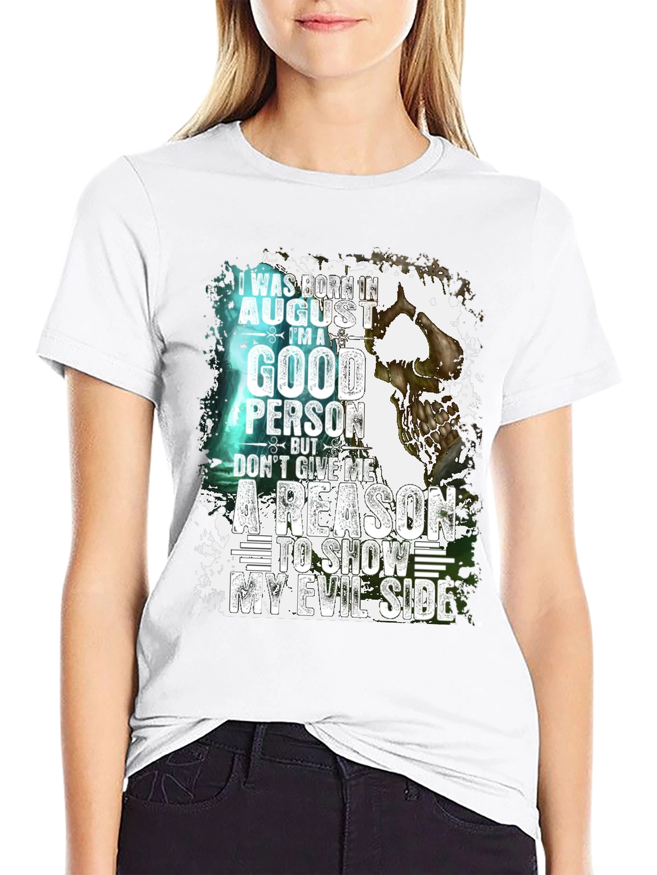 Born in August Good Person T-Shirt
